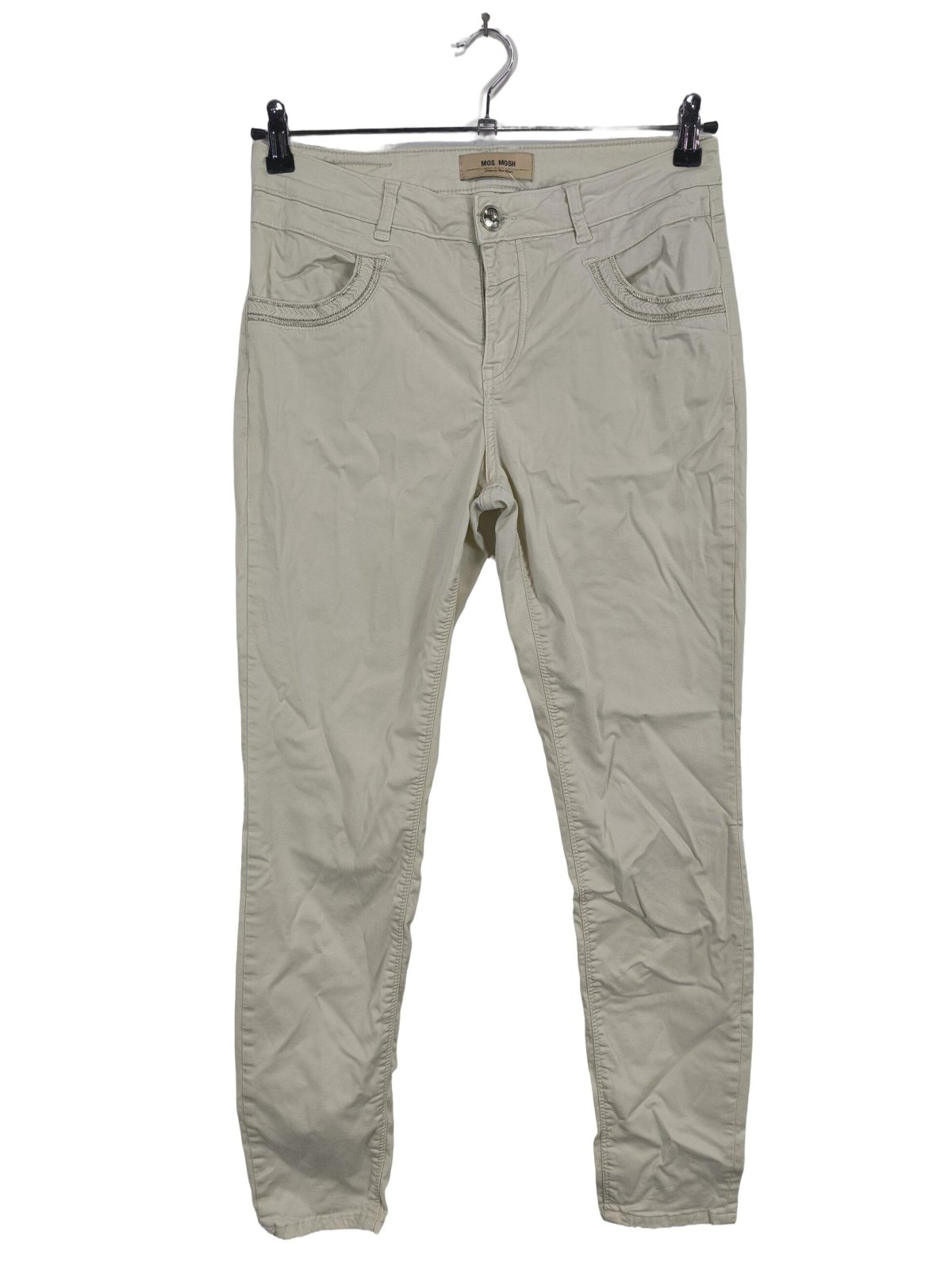 Mos Mosh Stoffhosen wollweiß Größe 38