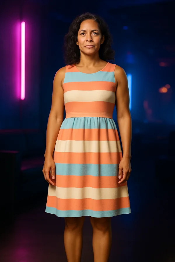 Pastel Wave Sundress