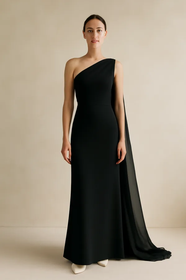 Sculpted Moonlight Gown