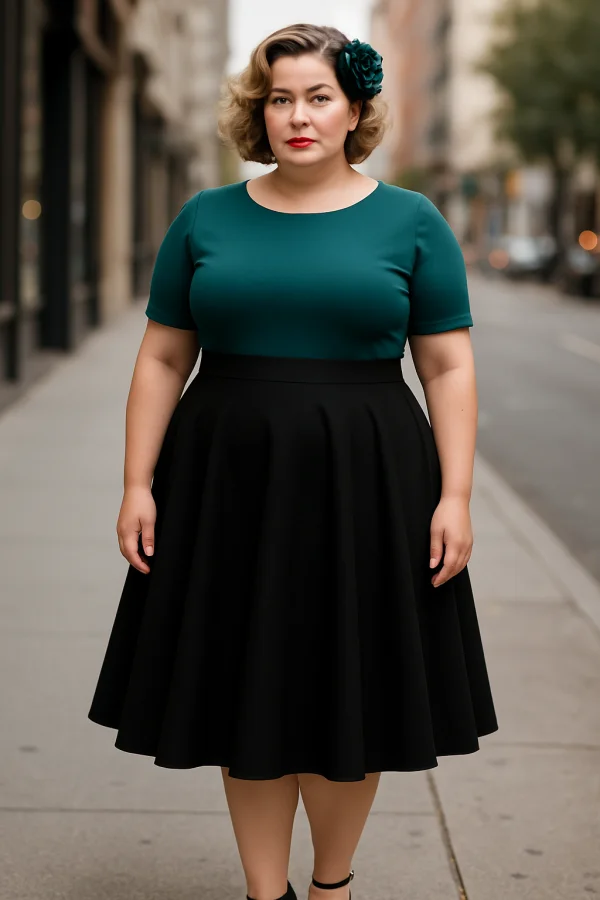 Polka Dot Pinup Noir