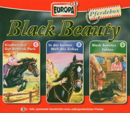 EUROPA Hörspiel für Kinder Black Beauty 01, 3er Box-Pferdebox CD 1