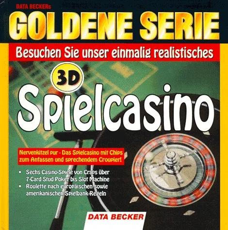 DATA BECKER 3D Spielcasino PC CD-ROM Roulette Poker Craps Simulation 2