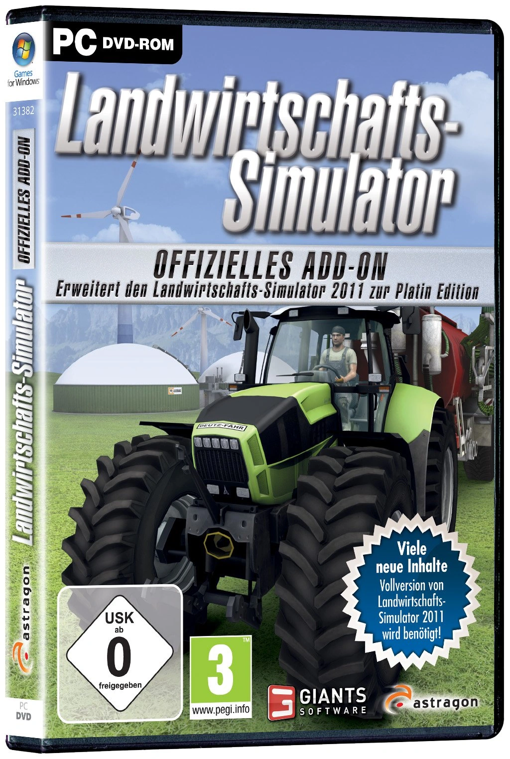 Landwirtschafts-Simulator Offizielles Add-on PC astragon Simulation 1