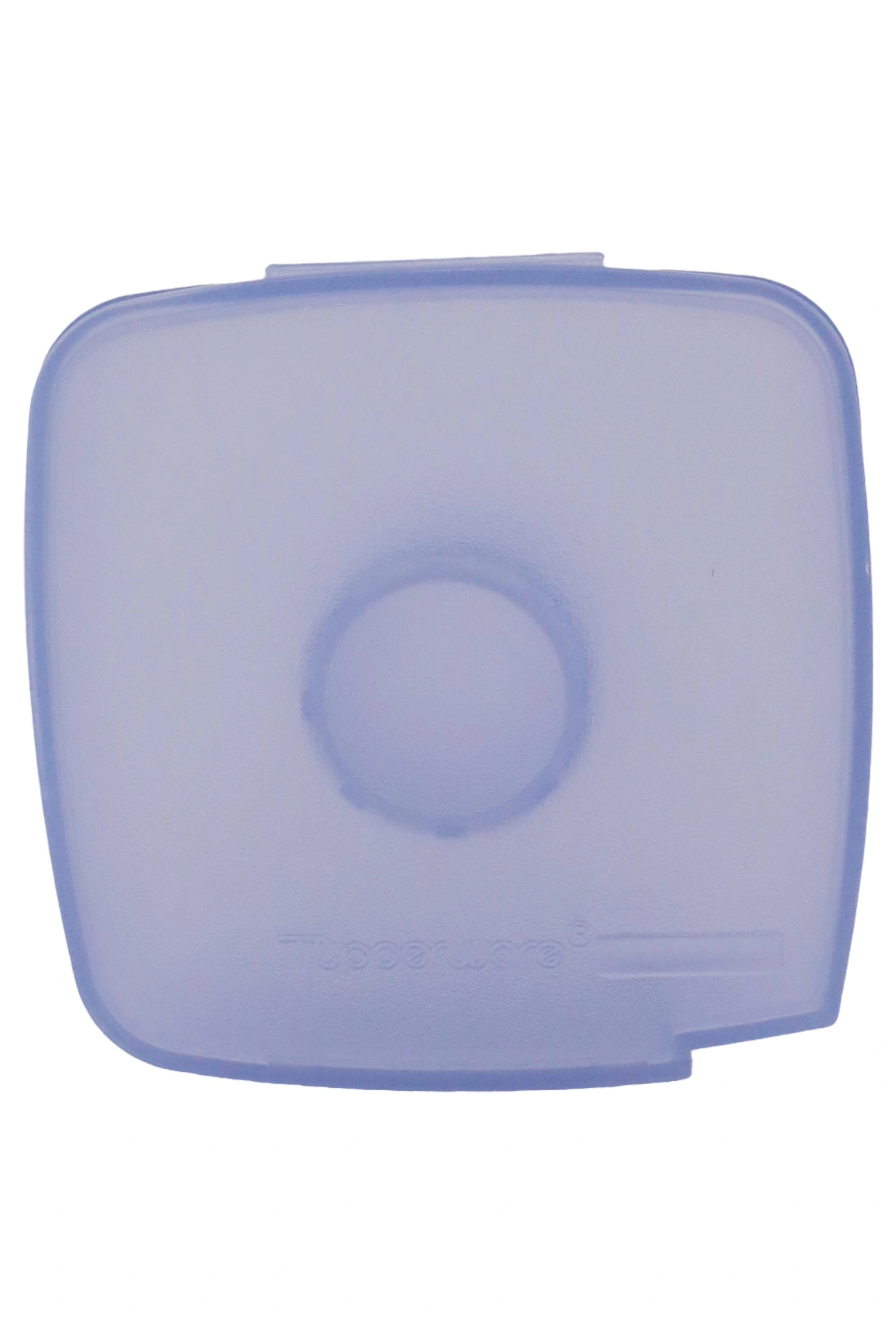 Tupperware Mini Behälter Dose Kunststoff blau 6x6 cm 1