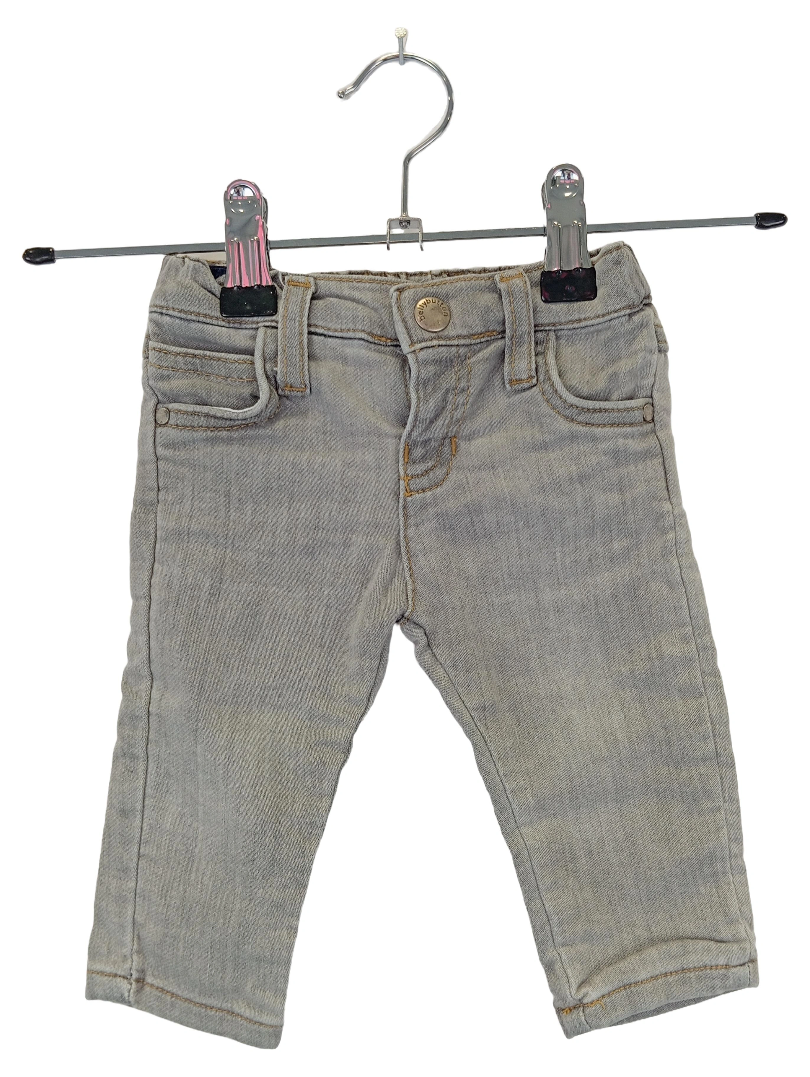BELLYBUTTON Kinder Jeans Regular Fit Gr. 68 Grau Casual 1