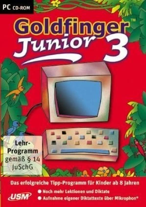 USM Goldfinger Junior 3 PC Lernsoftware 10-Finger-System Kinder ab 8 1