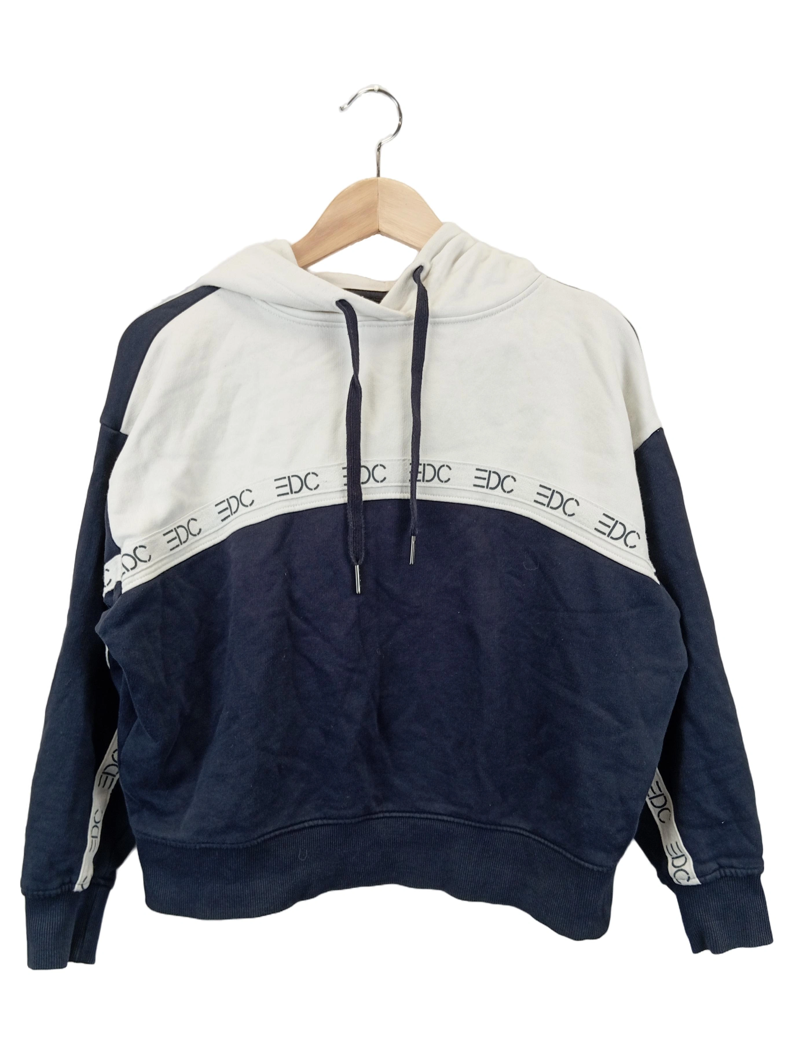 edc Kapuzenpullover Damen Einheitsgröße Blau Casual Hoodie 1