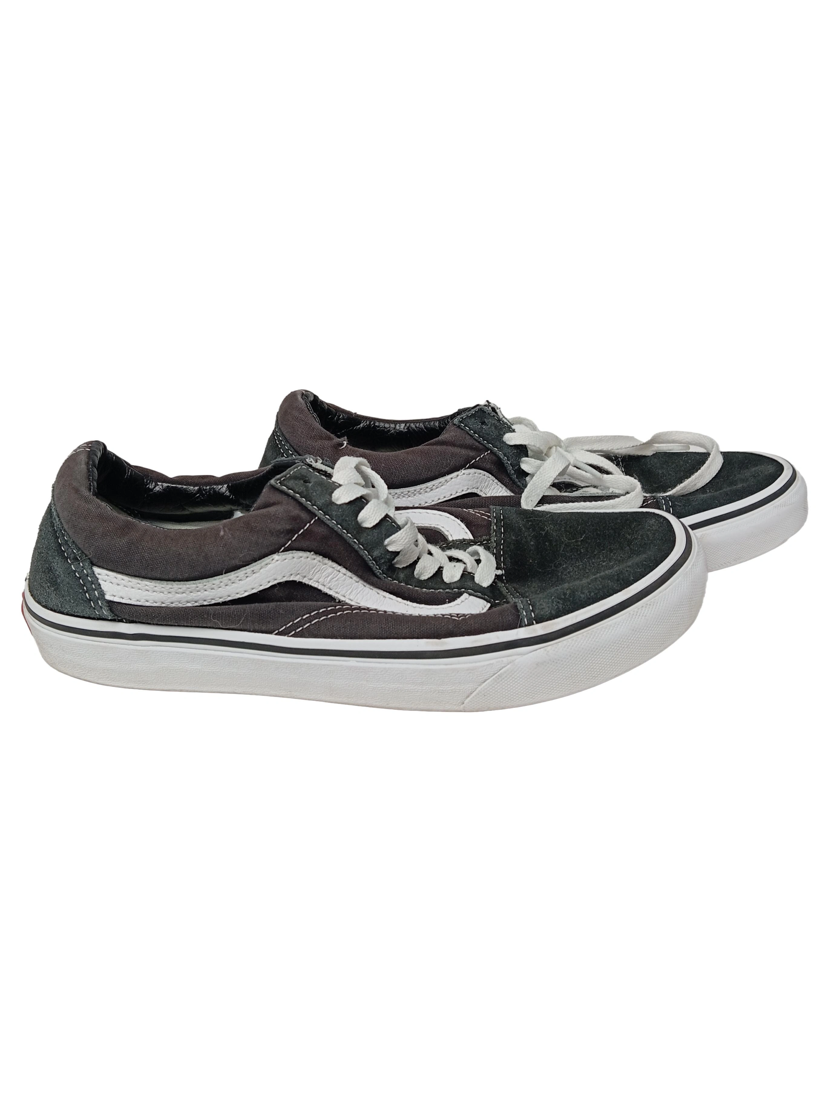 VANS Sneaker low Herren Gr. 40.5 Schwarz Casual Streetwear Schuhe 1