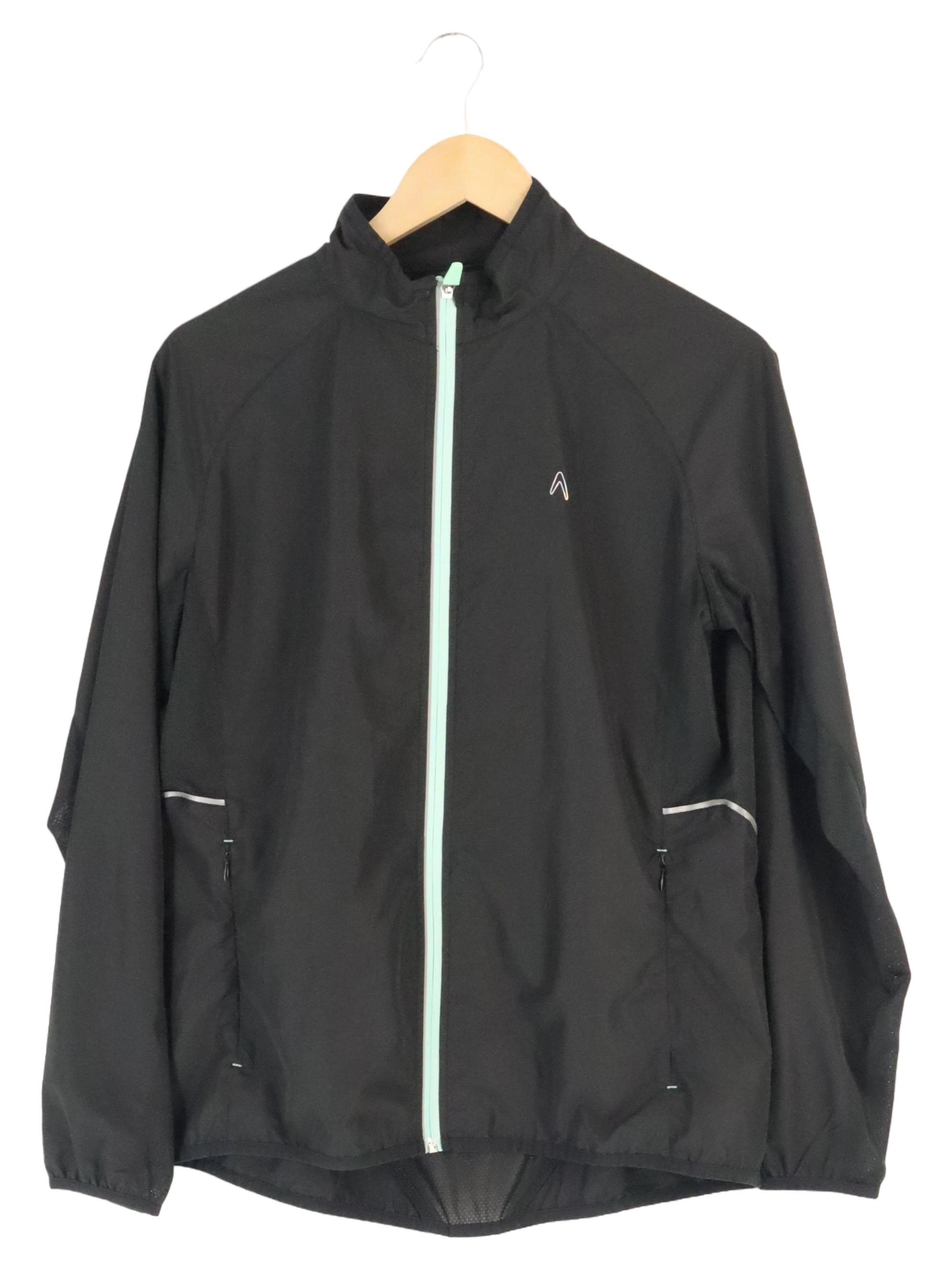 BOOMERANG Damen Trainingsjacke Gr. 40/M Schwarz Sportlich Laufjacke 1