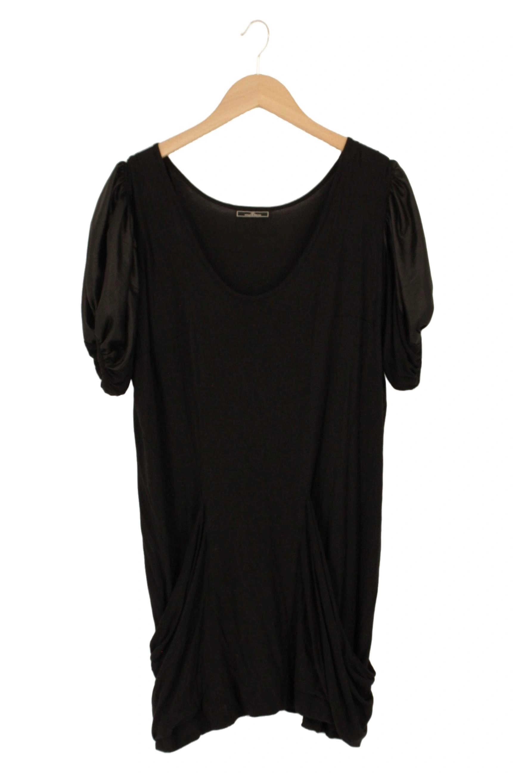 BY MALENE BIRGER Blusenkleid Damen 40/L Schwarz Elegant Minimalistisch Midikleid 1