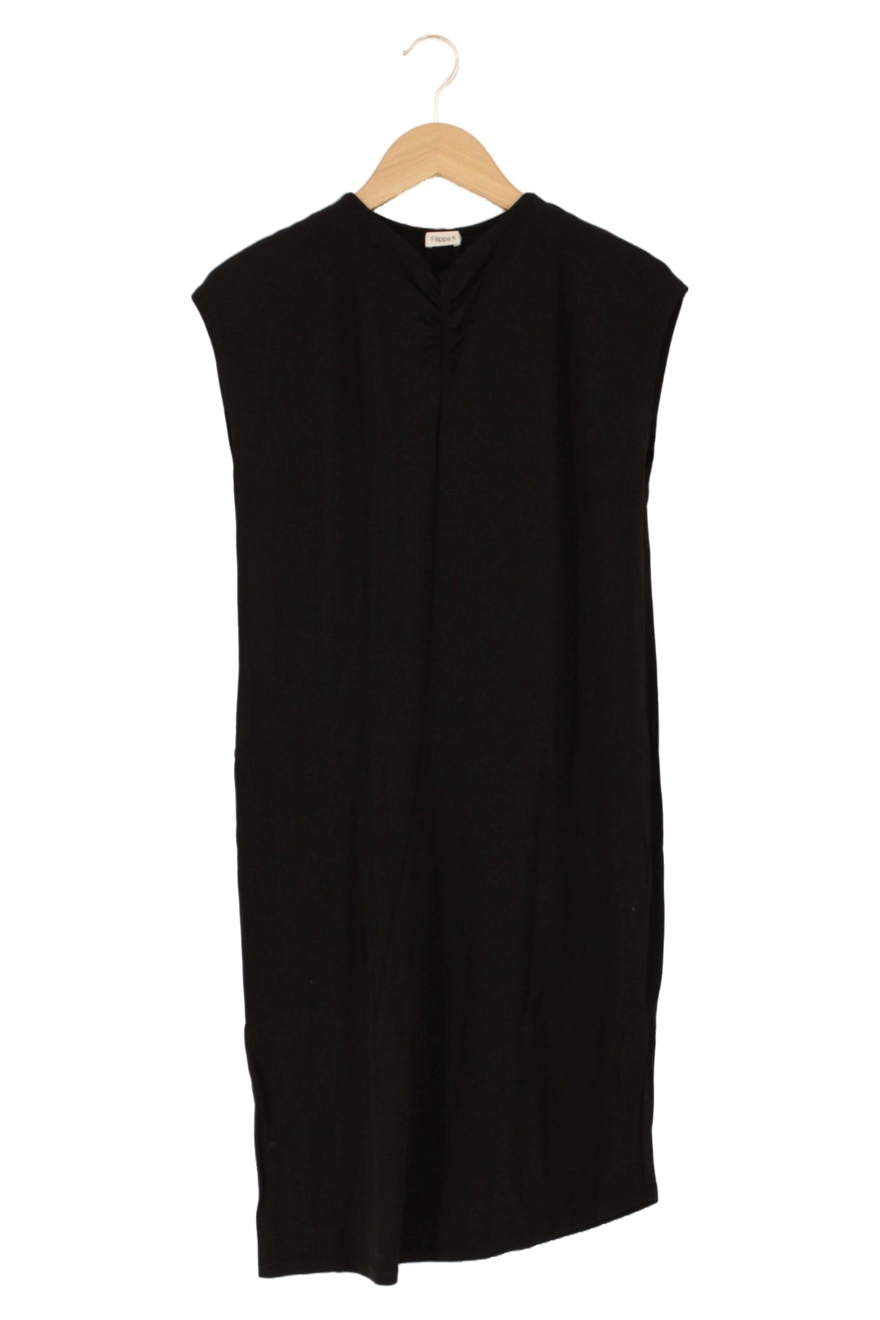 FILIPPA K Etuikleid Damen Gr. 34/XS Schwarz Elegant Business Viskose Midi 1