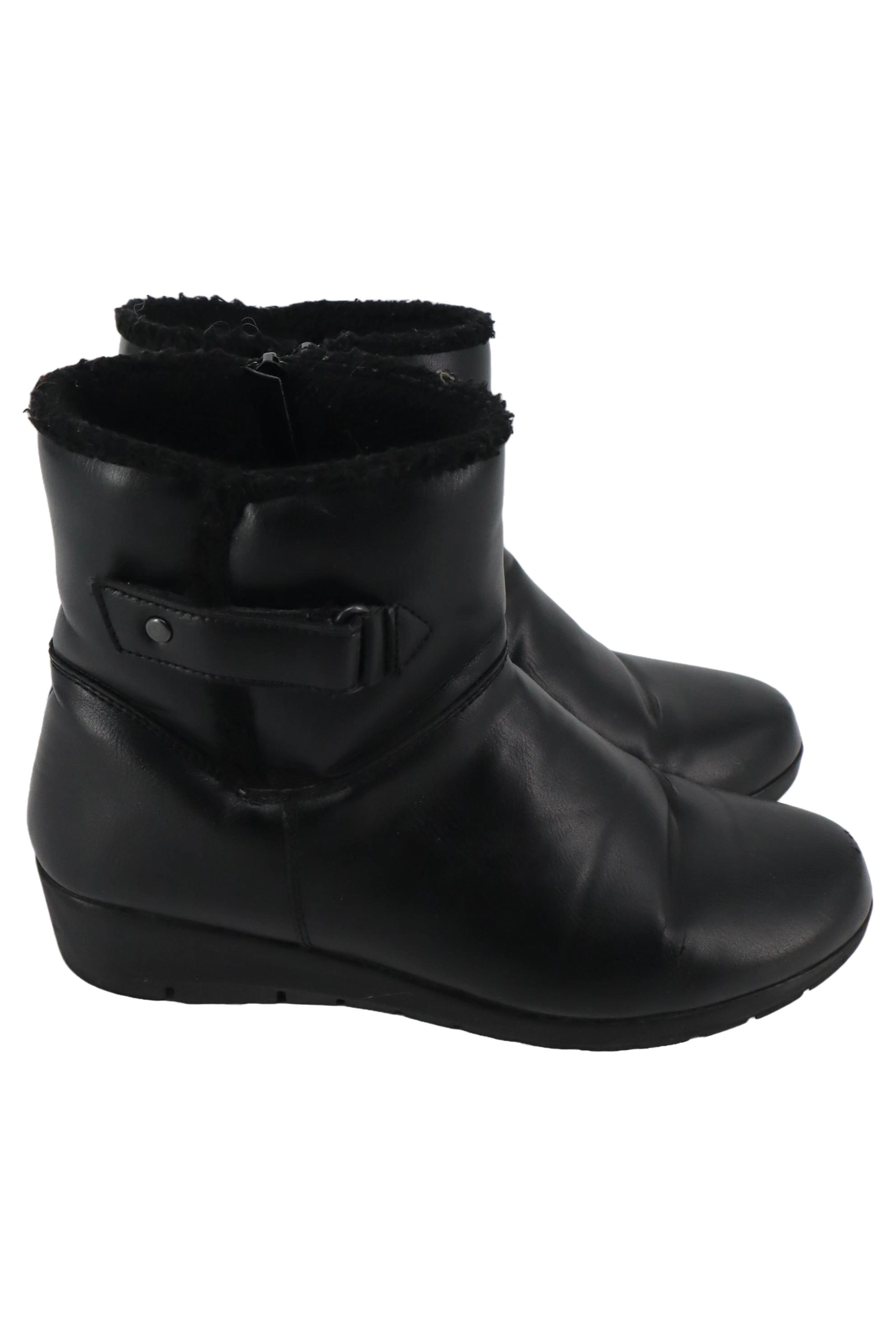 POLARIS Damen Stiefel 37 Schwarz Komfortabel Warm Winter Boots 1
