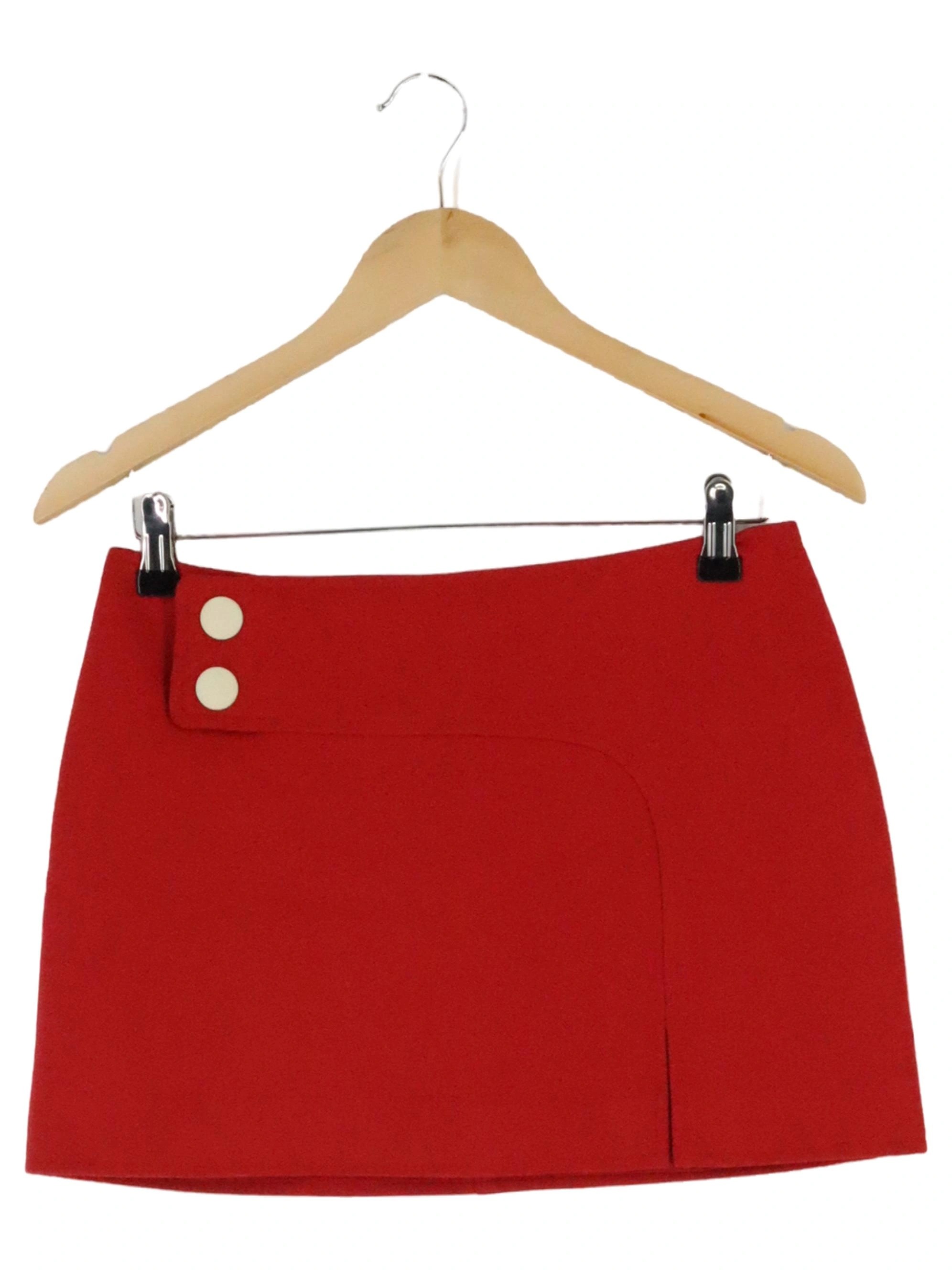 KOOKAI Damen Minirock Gr. 36;S Rot Elegant Klassisch Polyester 1