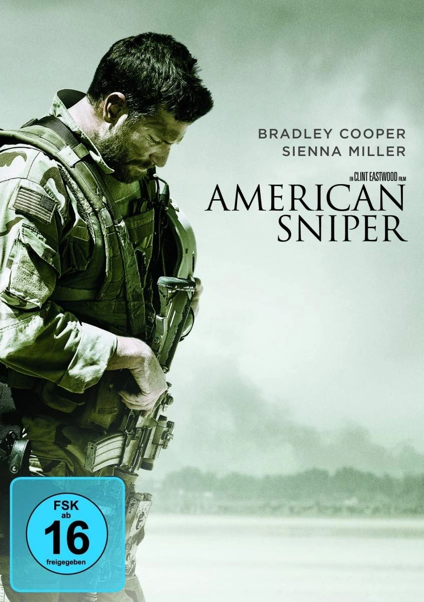 American Sniper DVD Kriegsfilm Bradley Cooper Sienna Miller Clint Eastwood 1