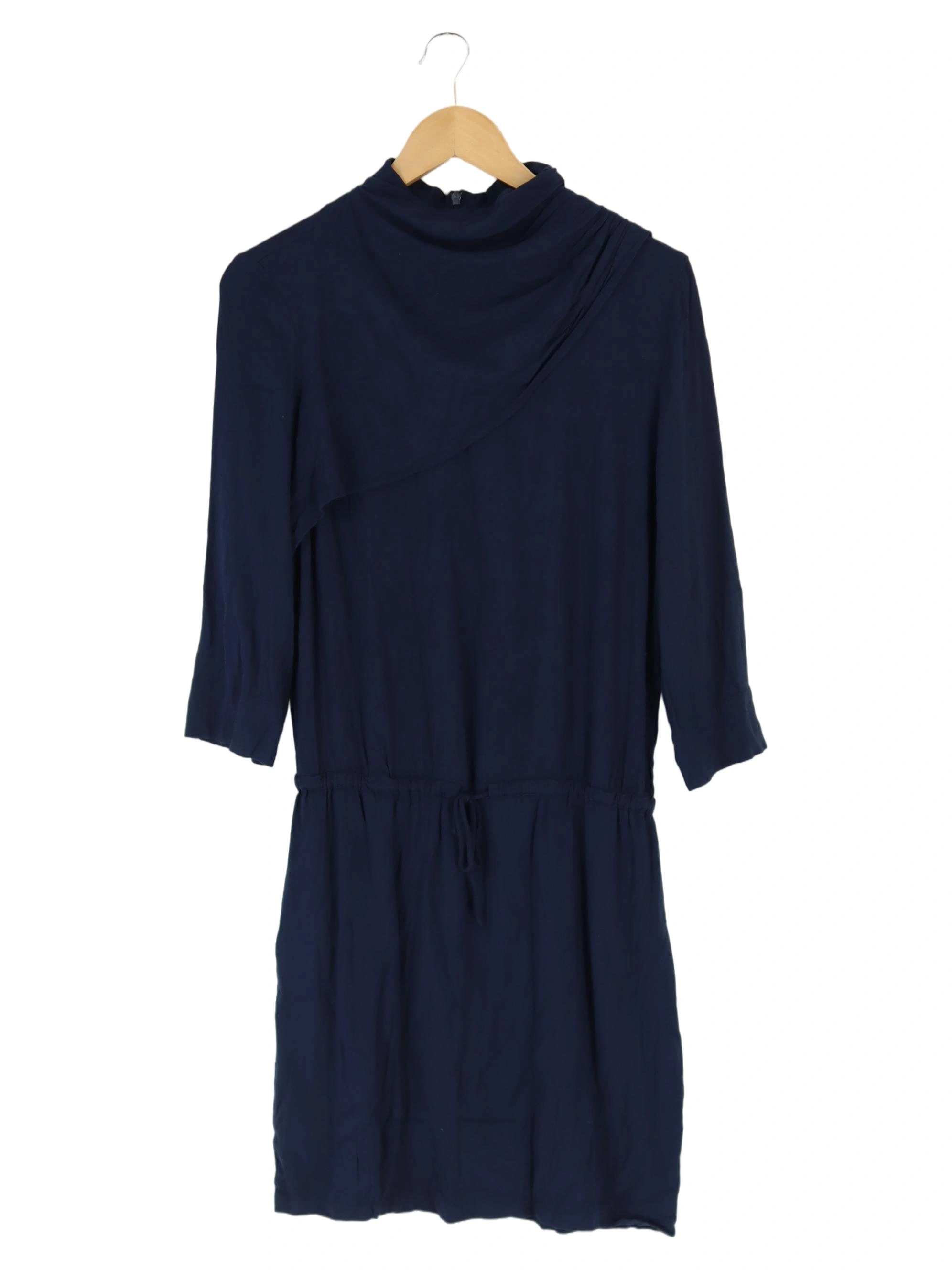 GESTUZ Damen Freizeitkleid Gr. 36/S Blau Elegant Midikleid Viskose 1