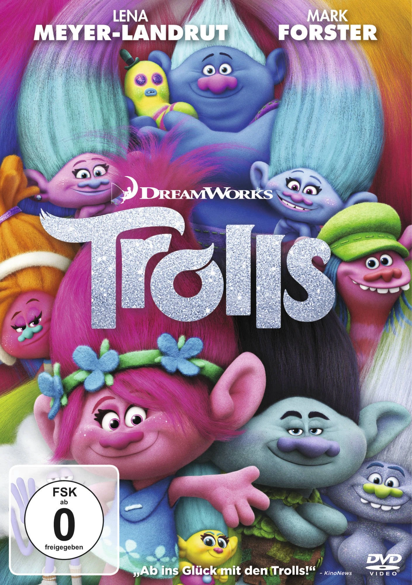 Trolls DVD Familienfilm DreamWorks Lena Meyer-Landrut Mark Forster 1