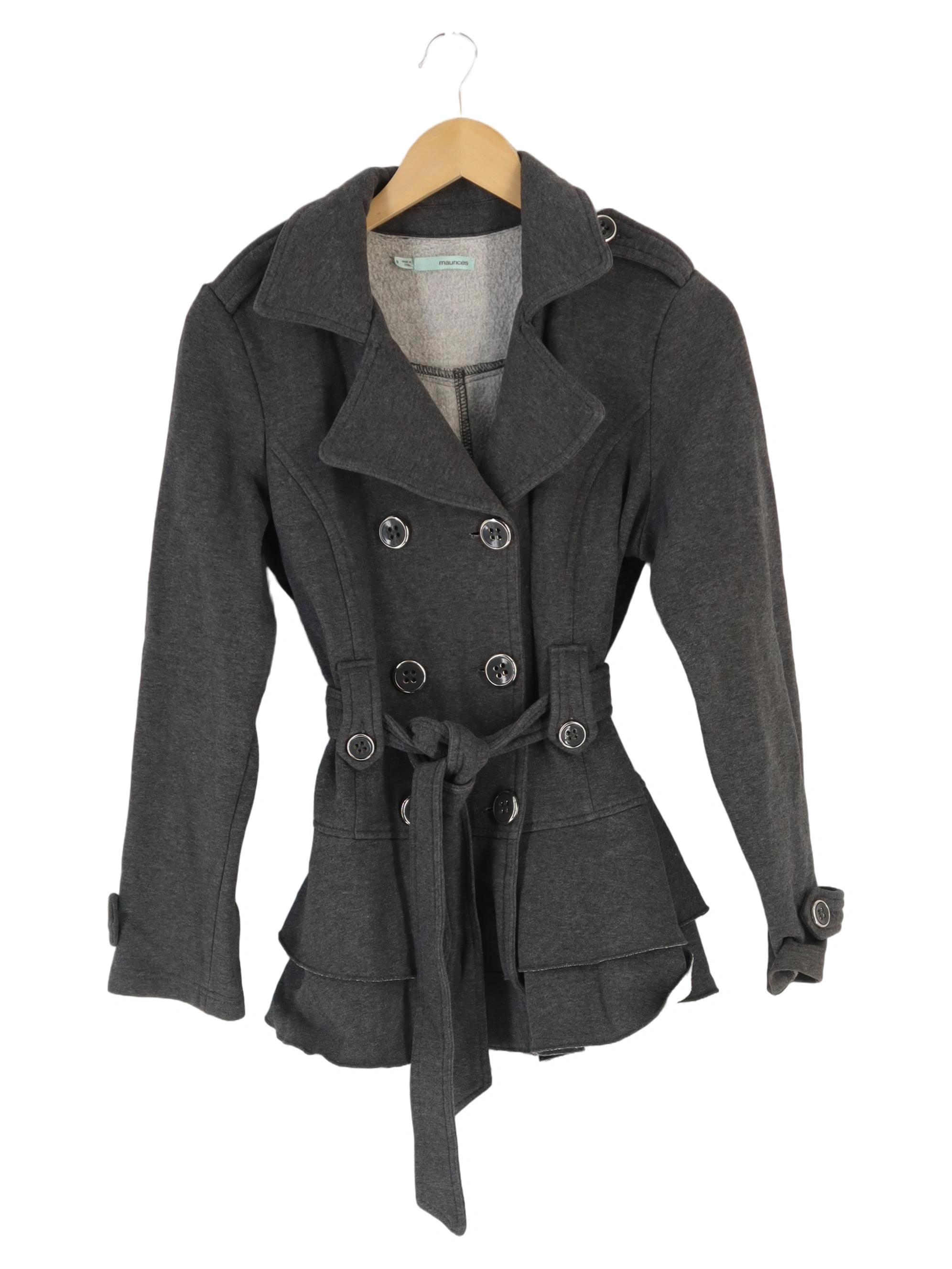 MAURICES Leichte Jacke Damen 36;S Grau Baumwolle Polyester Klassisch Elegant 1
