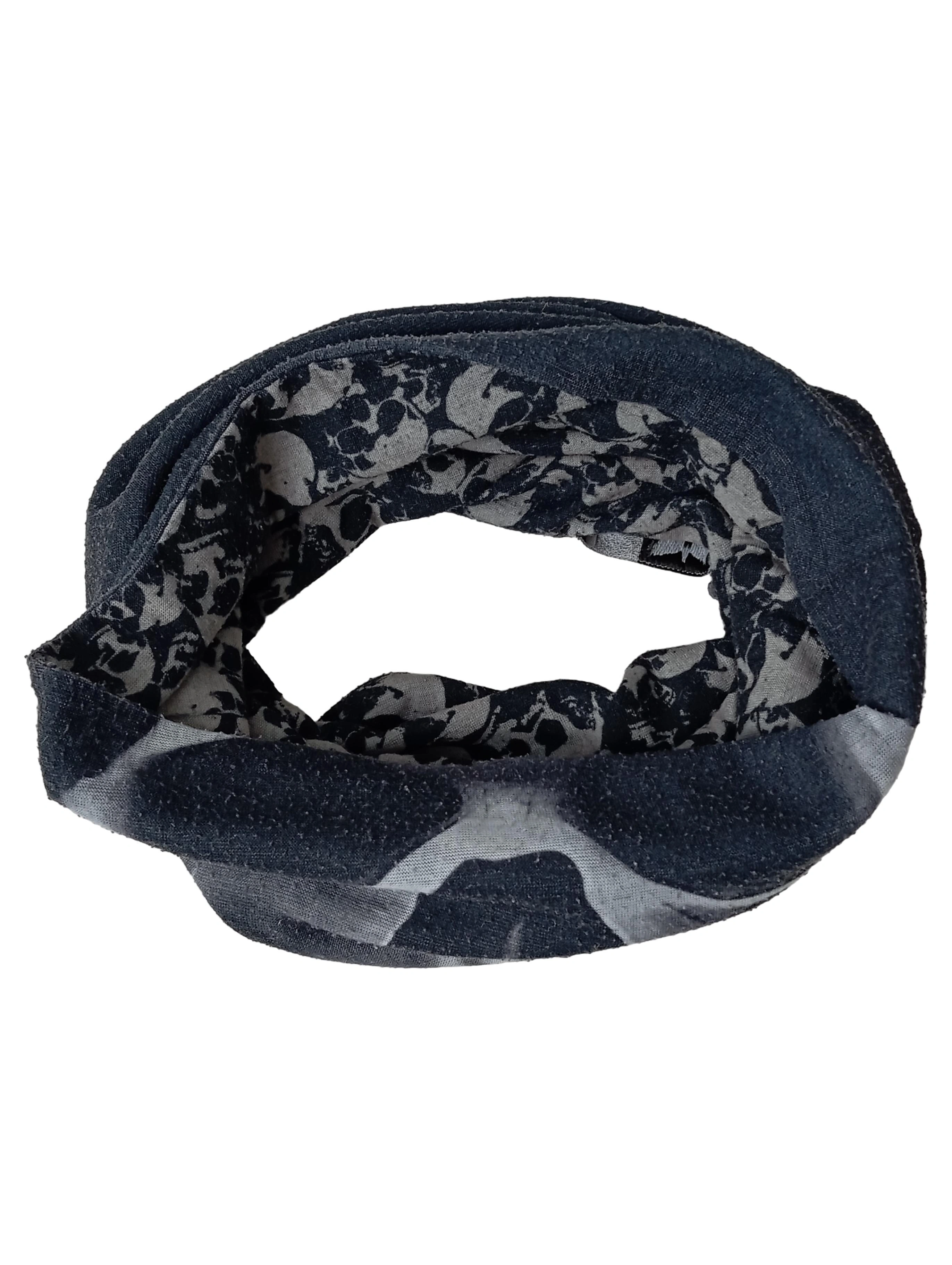 BLACK PREMIUM Herren Schal Totenkopf Urban Mehrfarbig Halstuch Schlauchschal 1