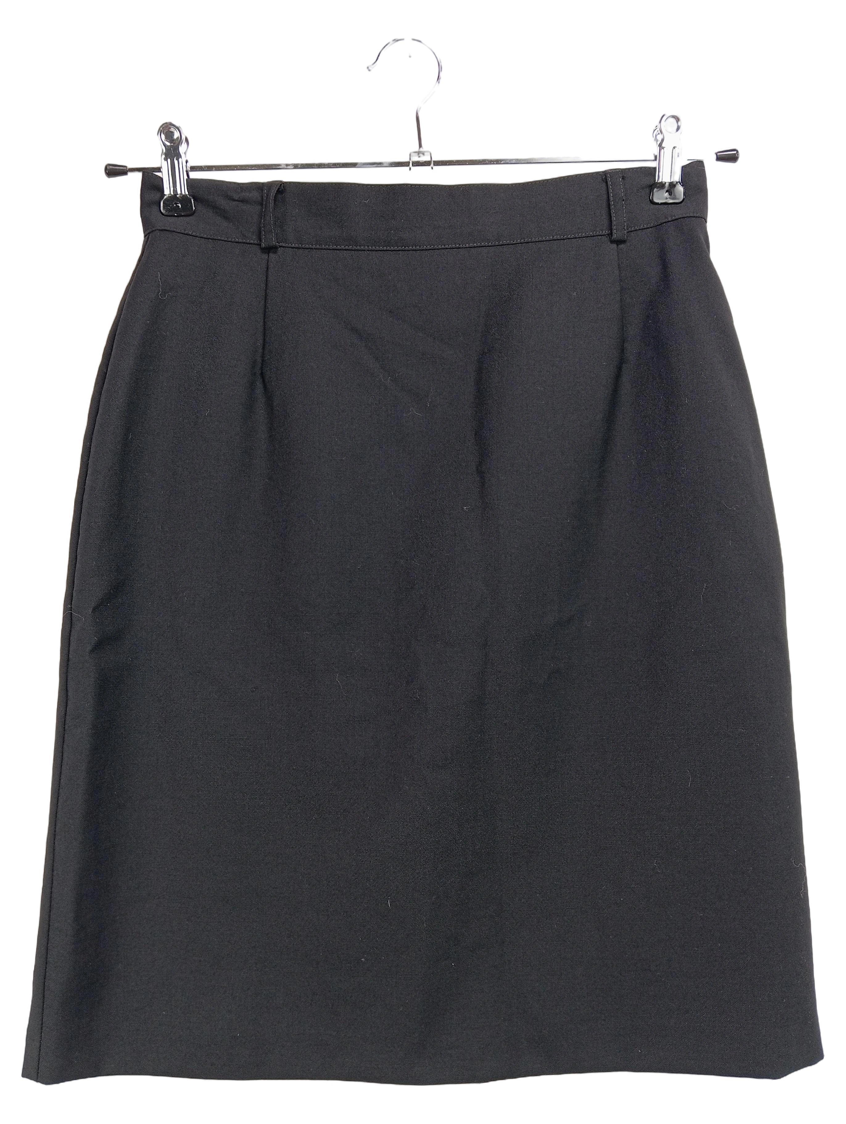 AMALFI Bleistiftrock Damen Gr. 38/M Schwarz Business Elegant Polyester 1