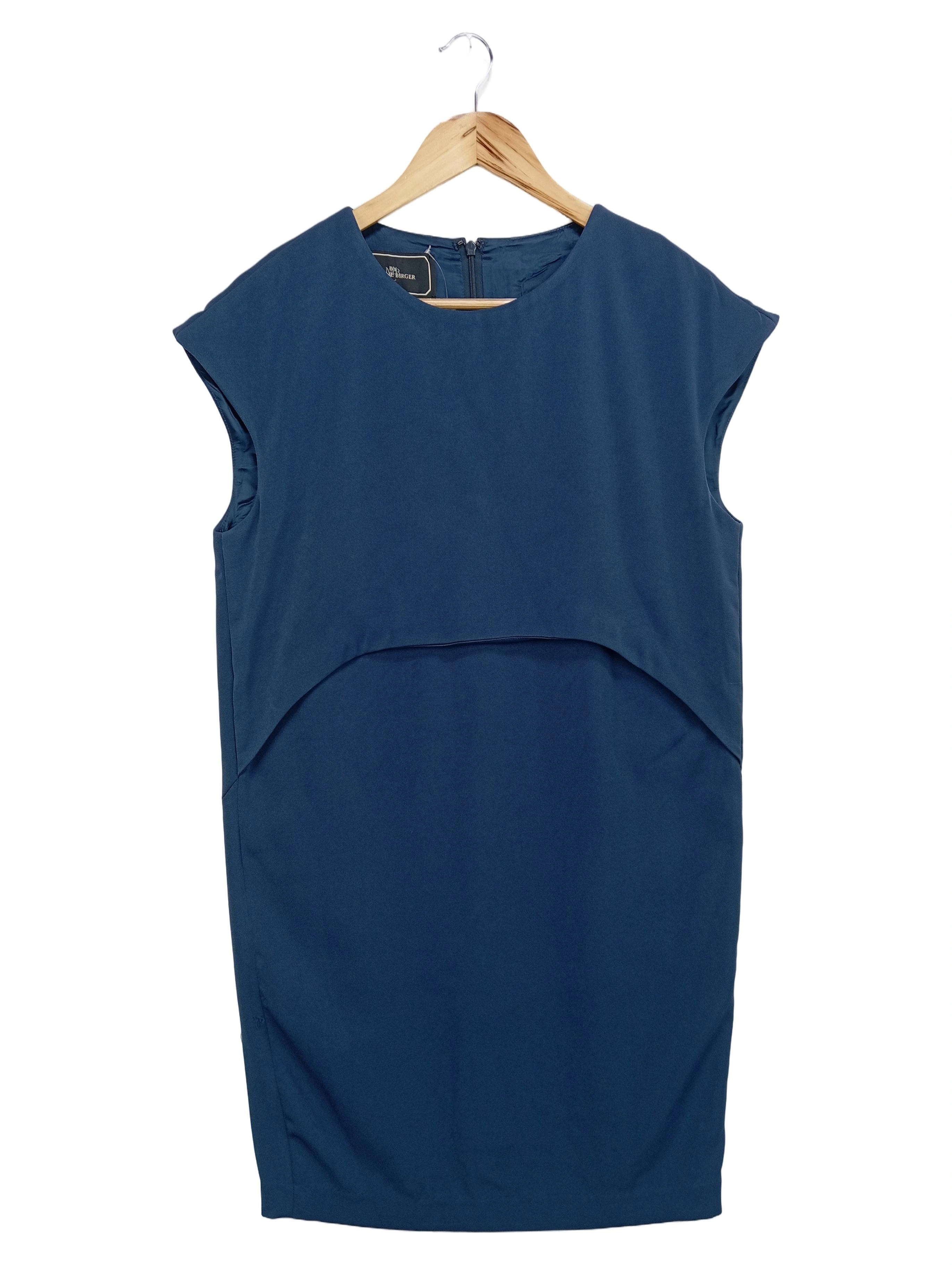 BY MALENE BIRGER Etuikleid Damen 34/XS Blau Elegant Business 1
