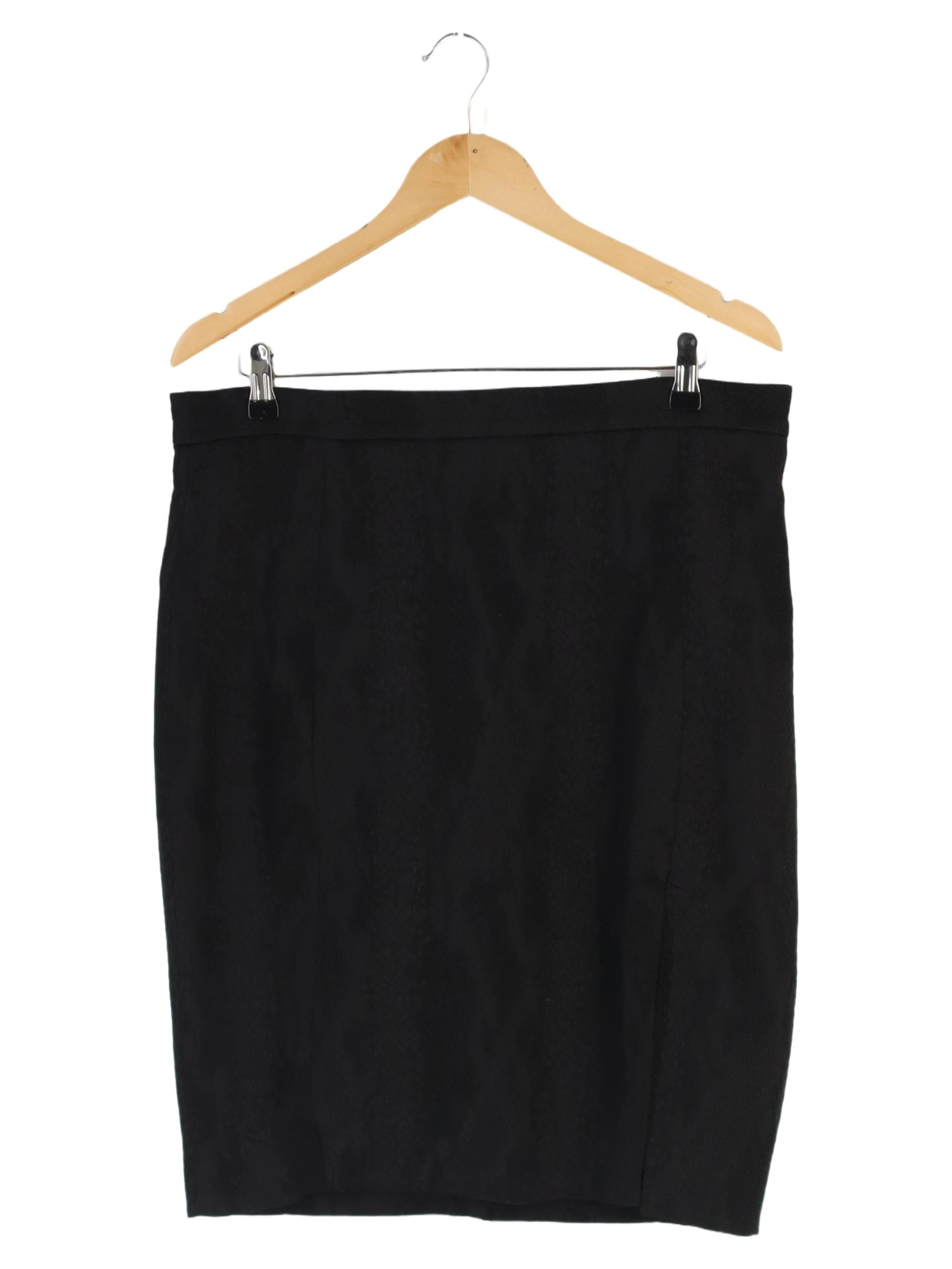 ALTUZARRA Damen Bleistiftrock Gr. 44/XXL Schwarz Elegant Business Rock 1