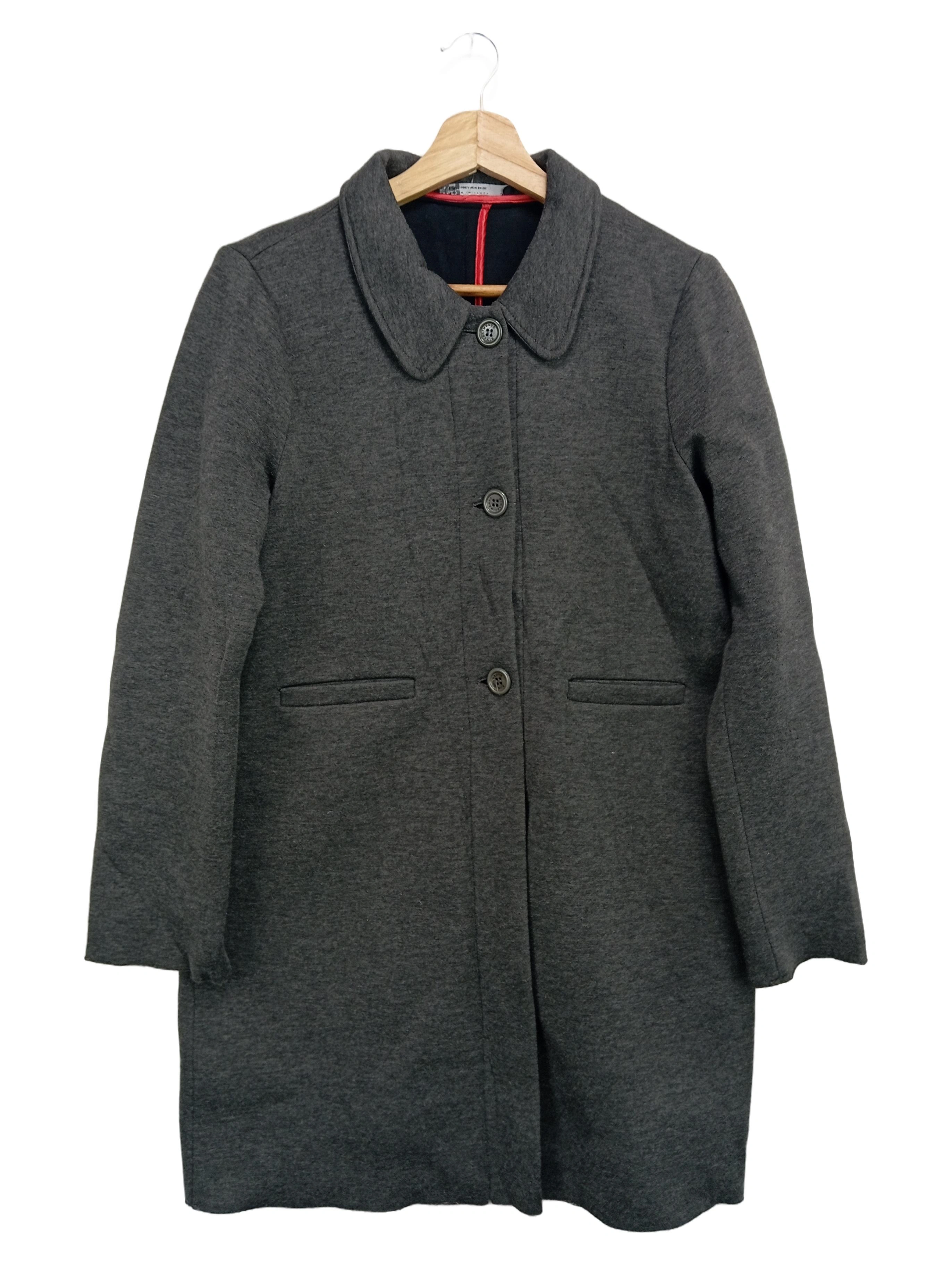 RINASCIMENTO Damen Klassischer Mantel Grau Gr. 36/S Elegant 1