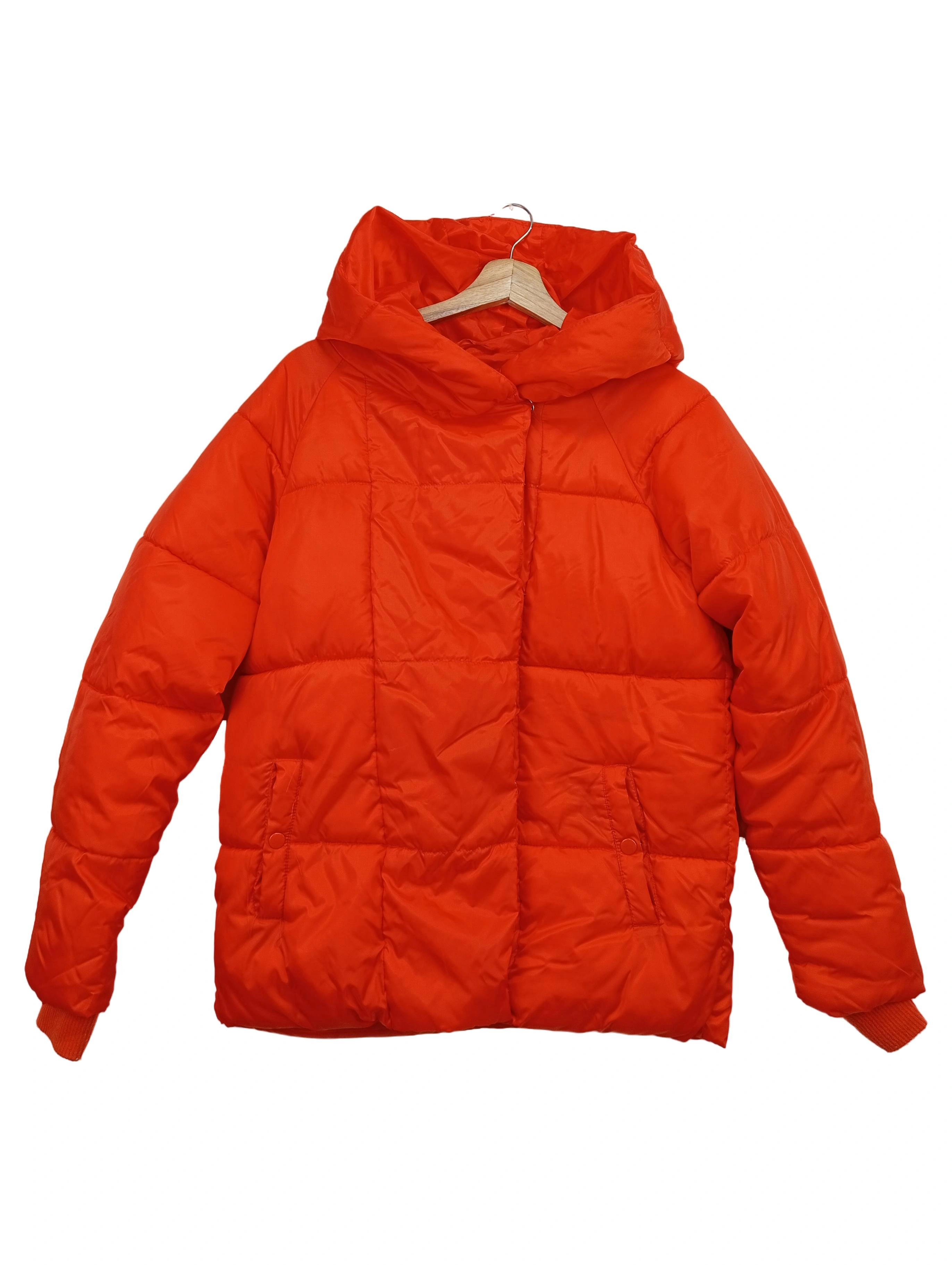 KAPALUA Damen Steppjacke Gr. 34/XS Rot mit Kapuze Streetwear 1