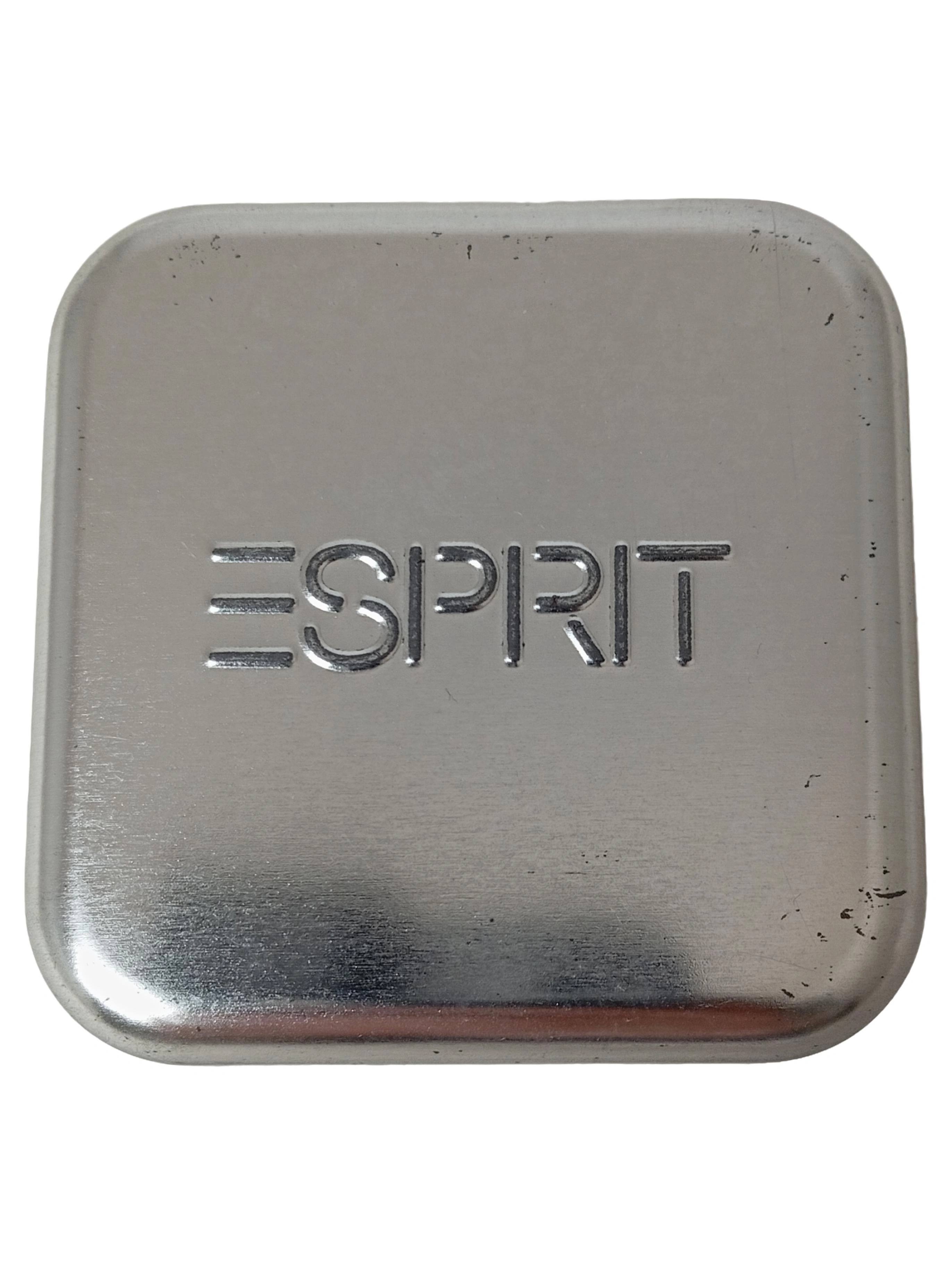 ESPRIT Schmuckschatulle Silber Minimalistisch Quadratisch Metall Box 1