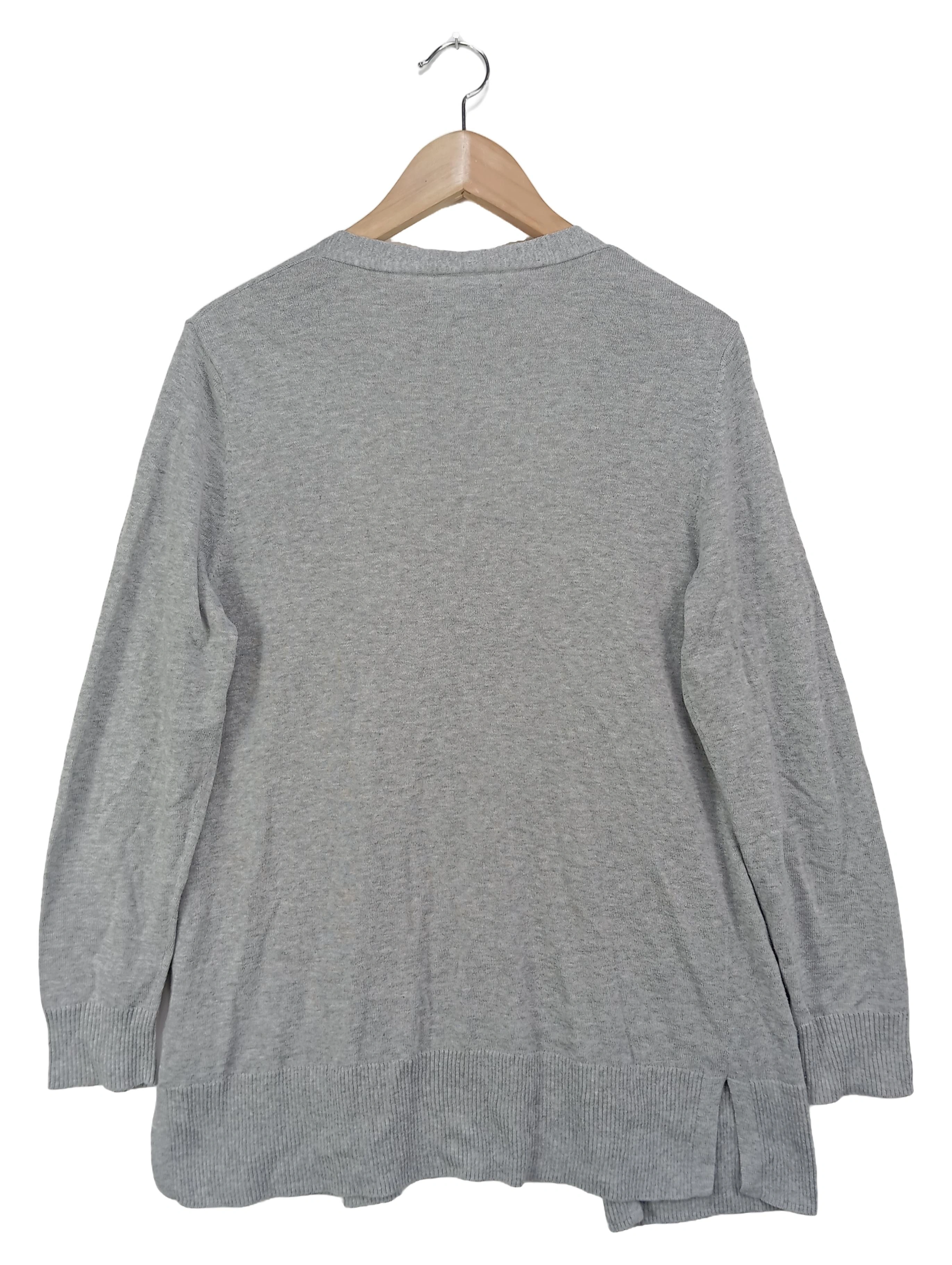 AMAZON Strickjacke Damen Grau Gr. 38/M Langarm Basic 2