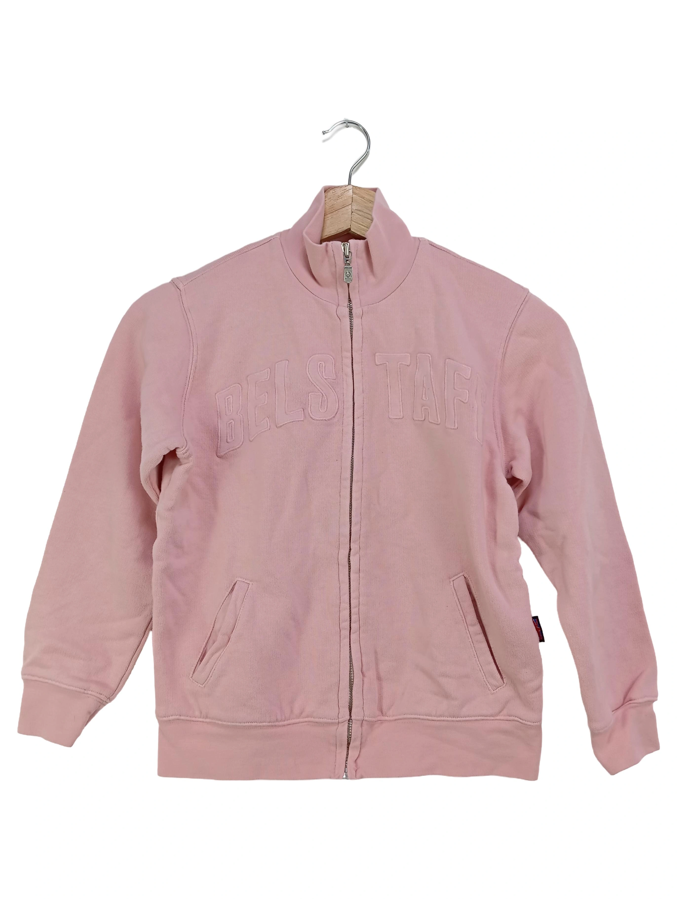BELSTAFF Damen Sweatjacke Rosa Gr. 36/S Casual Streetwear Reißverschluss 1