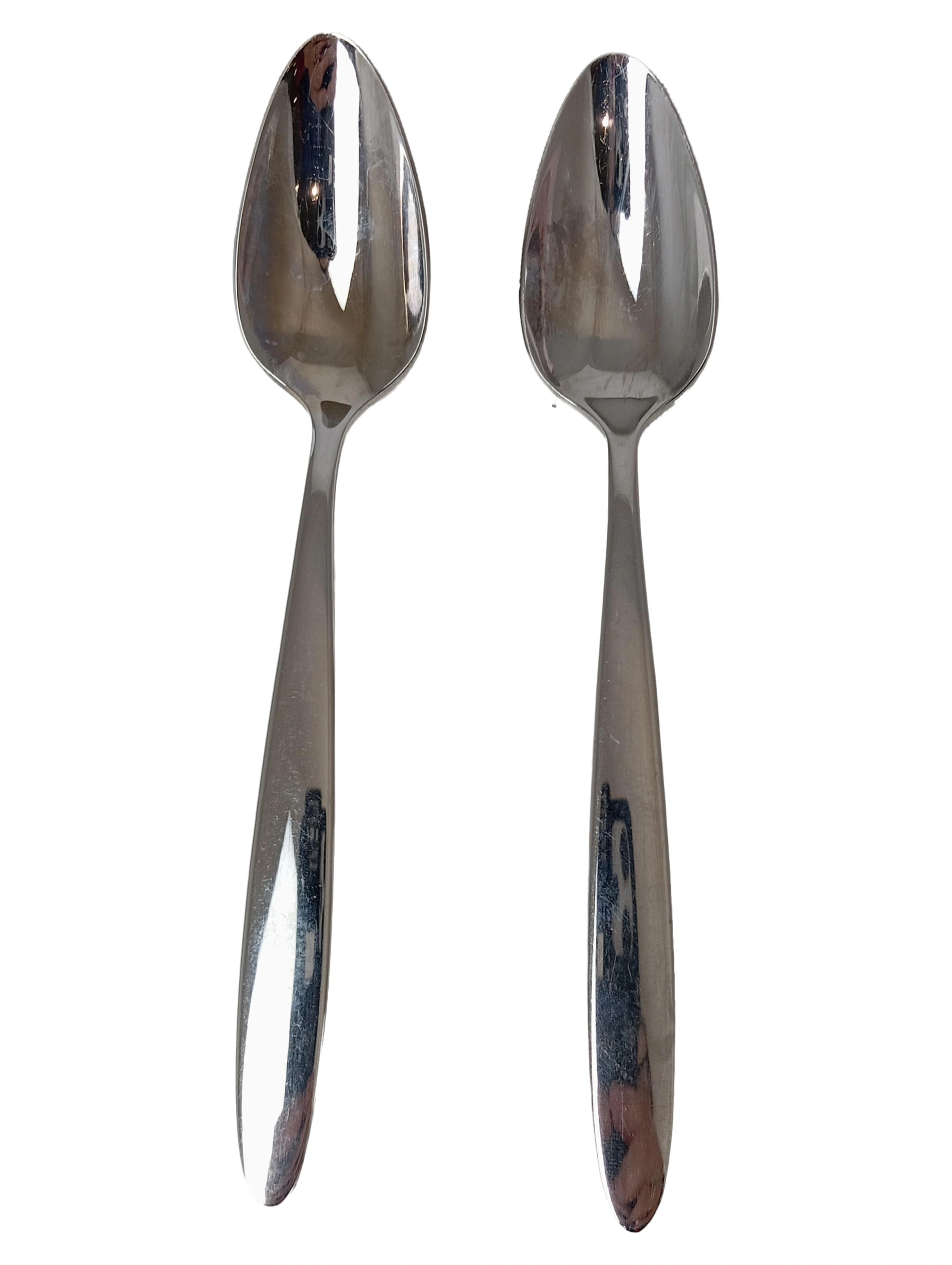 WMF Servierlöffel Set 2tlg Silber Edelstahl Besteck Elegant 1