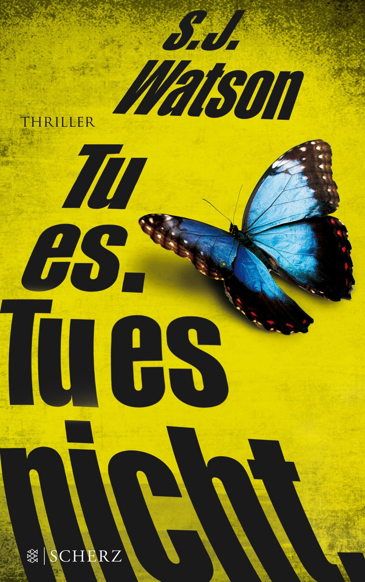Tu es. Tu es nicht. - S.J. Watson Thrillerbuch 1