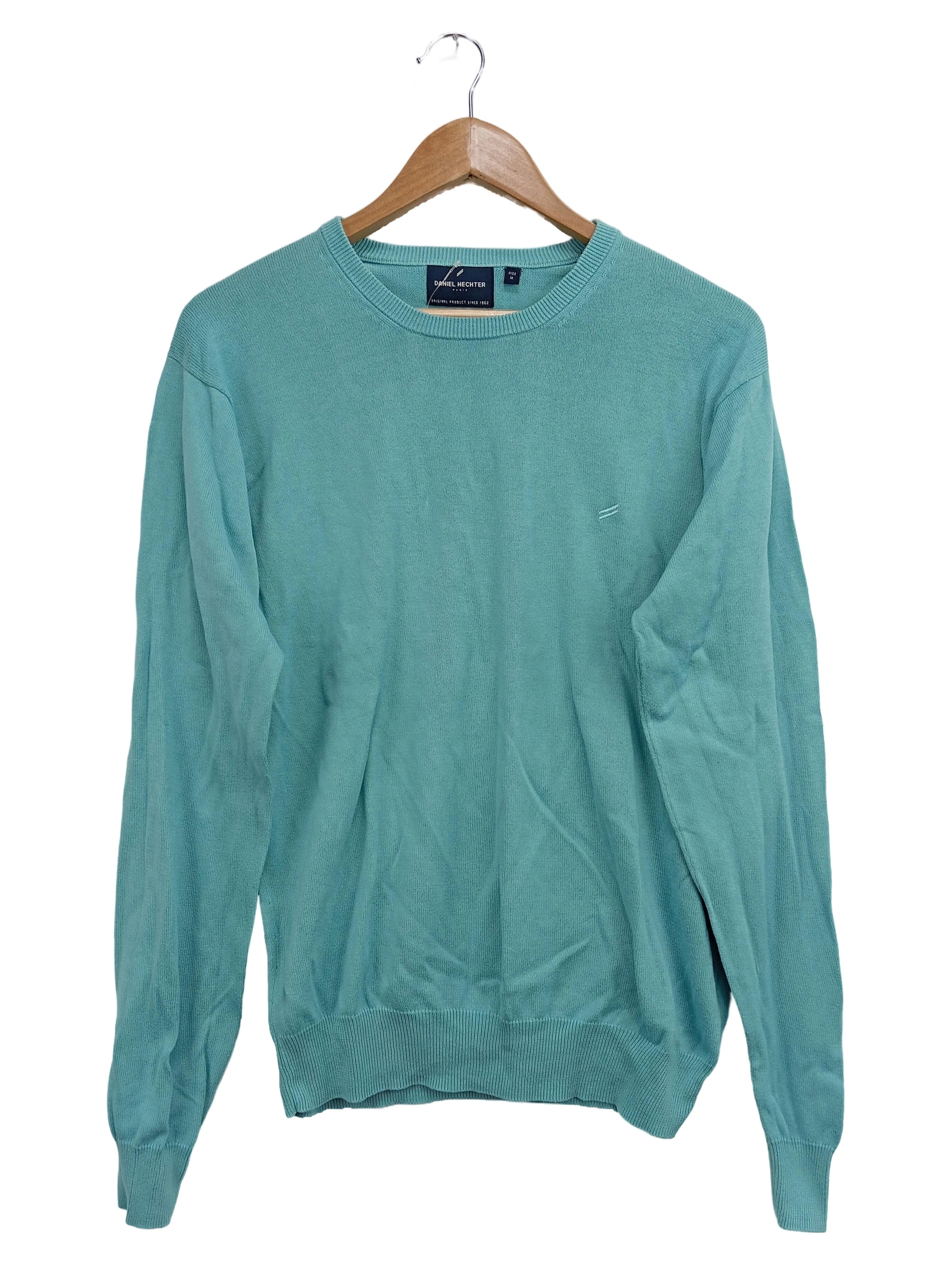 DANIEL HECHTER Herren Pullover M/48 Blau Baumwolle Klassisch Elegant 1