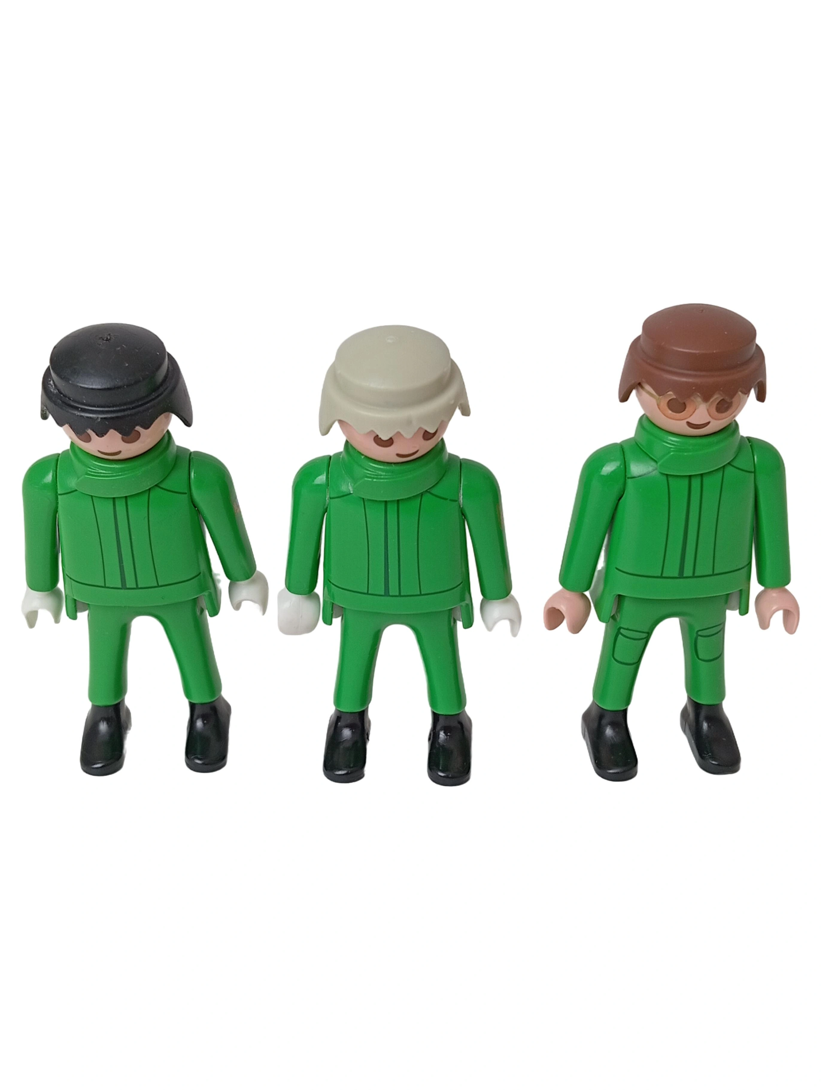 PLAYMOBIL Spielfigur 3er Set Männer grün Figuren Spielzeug Kinder 1