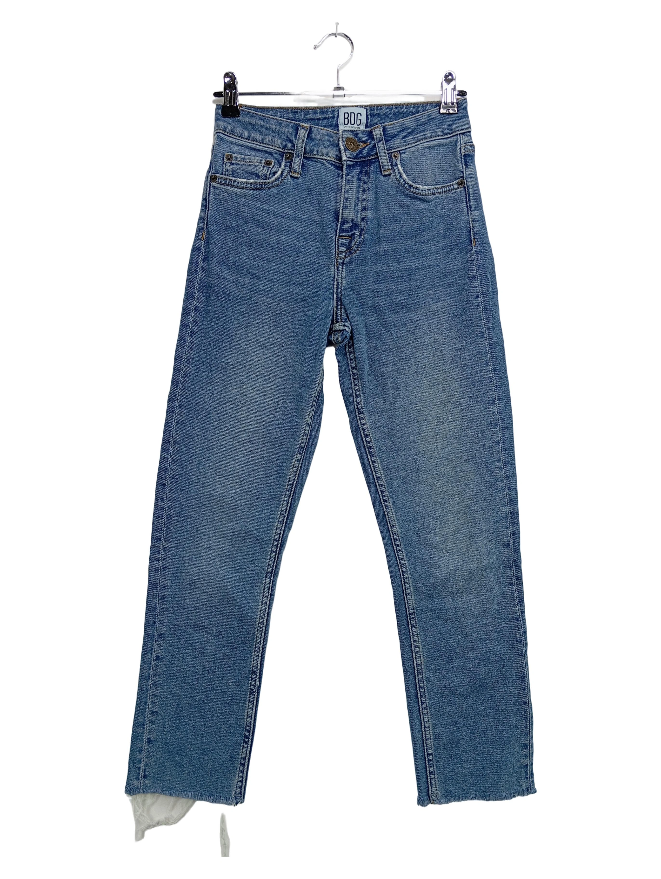 BDG URBAN OUTFITTERS Damen Jeans Straight Leg W24/32/XXS Blau Casual 1