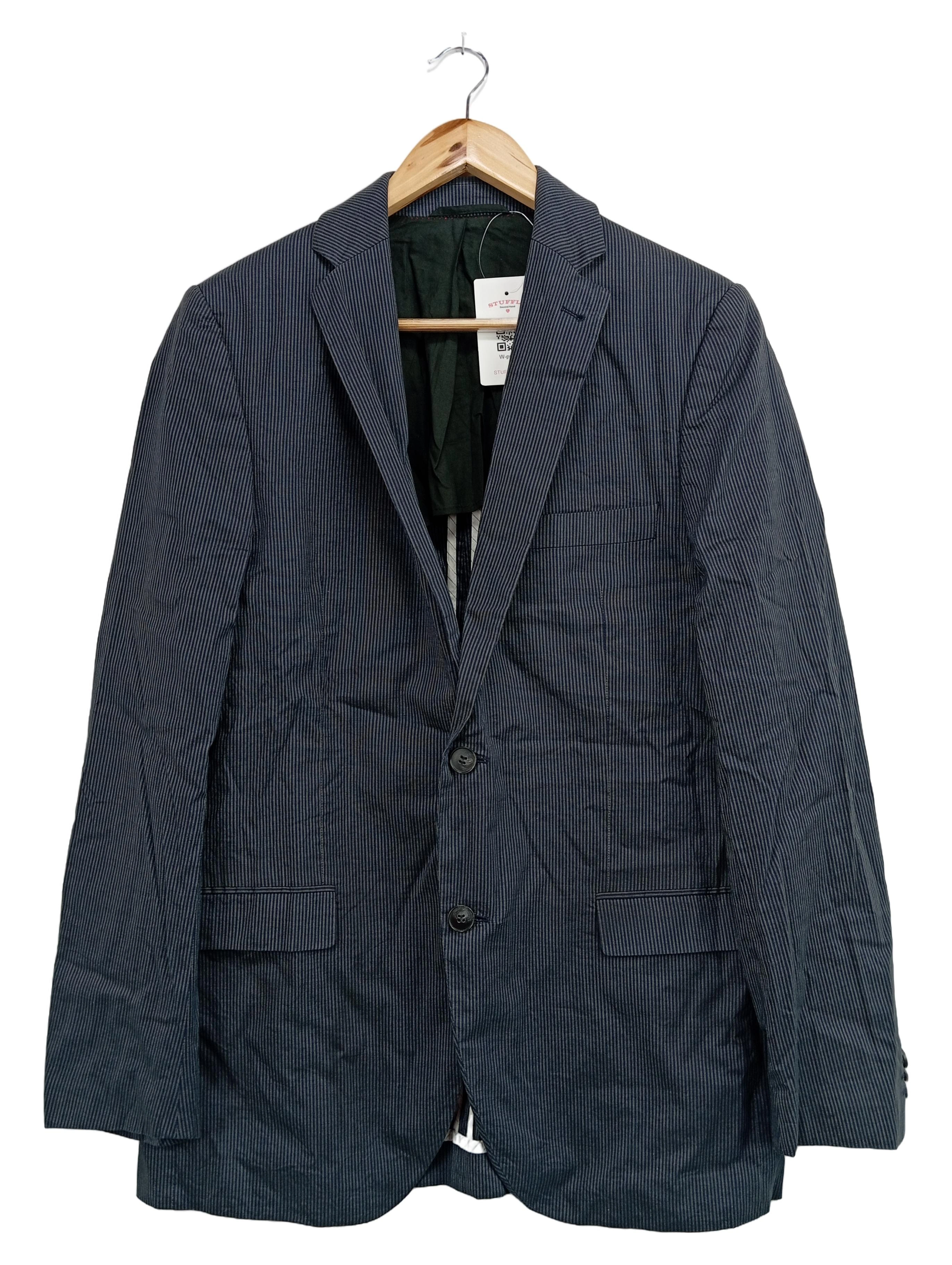 CINQUE Sakko Herren 48/M Gestreift Blau Business 1