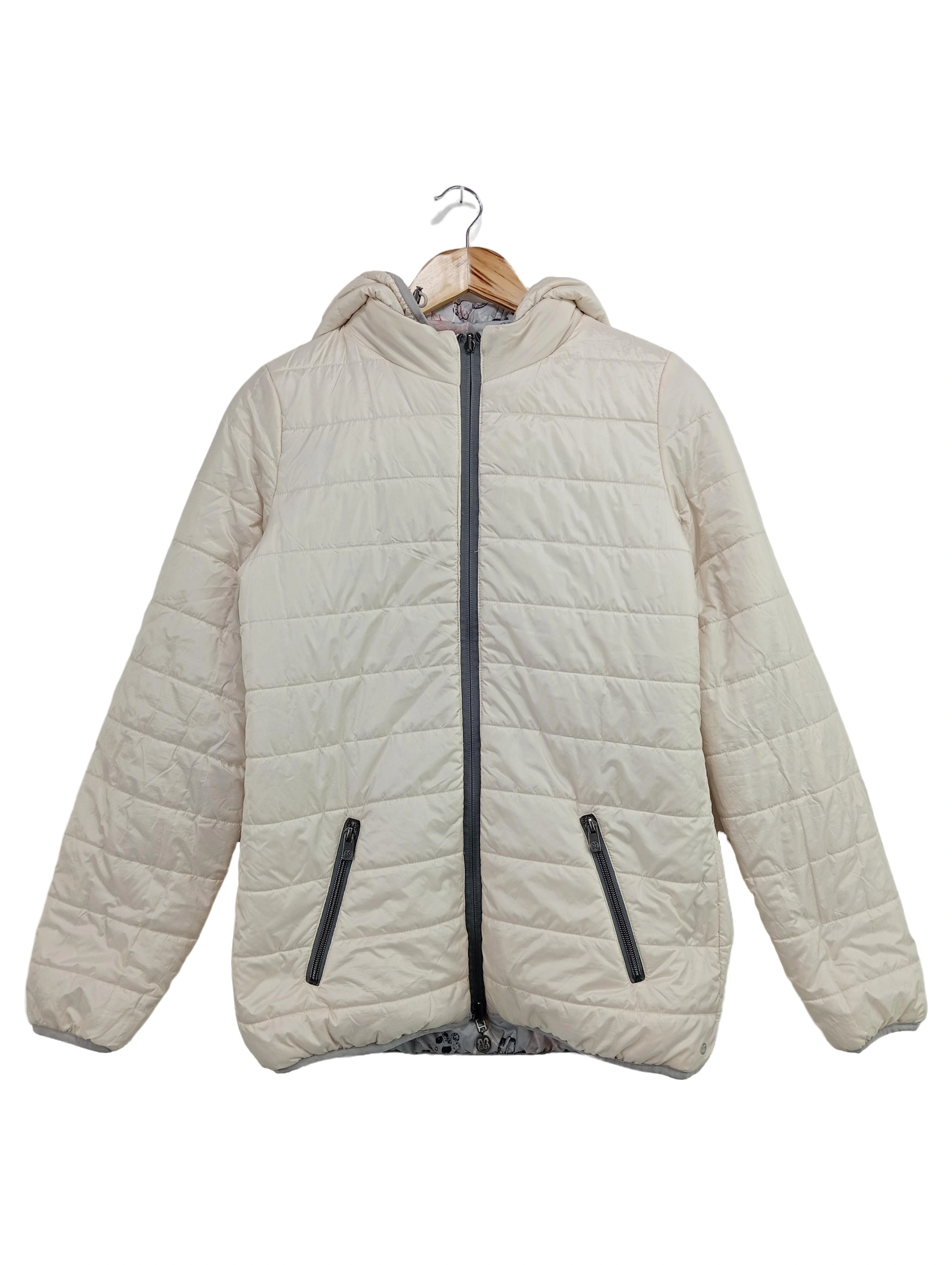 BARBARA BECKER Damen Steppjacke Gr. 36/S Beige Kapuze Casual Outdoor 1