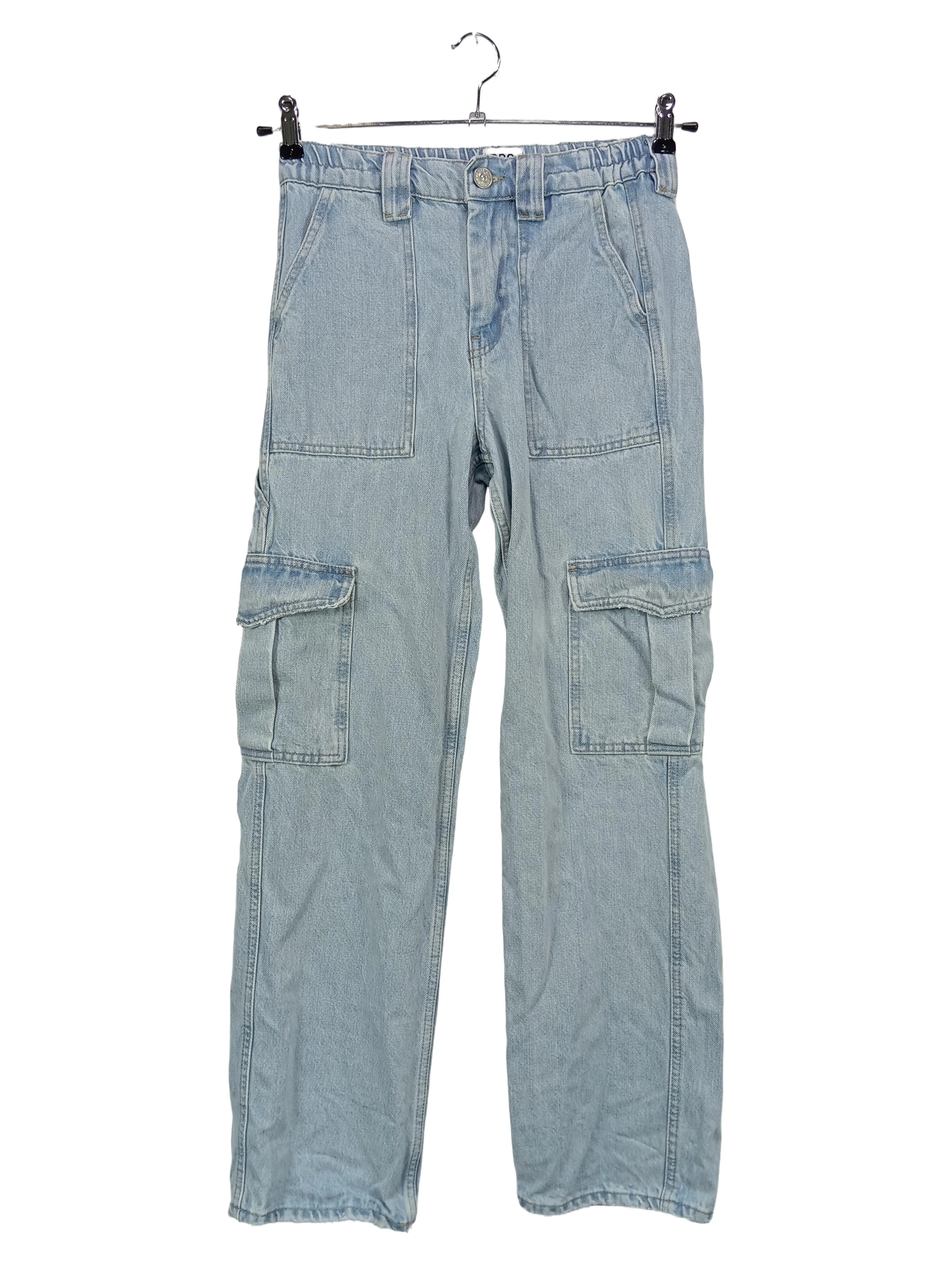BDG URBAN OUTFITTERS Damen Cargohose W25/34 Blau Casual Denim 1