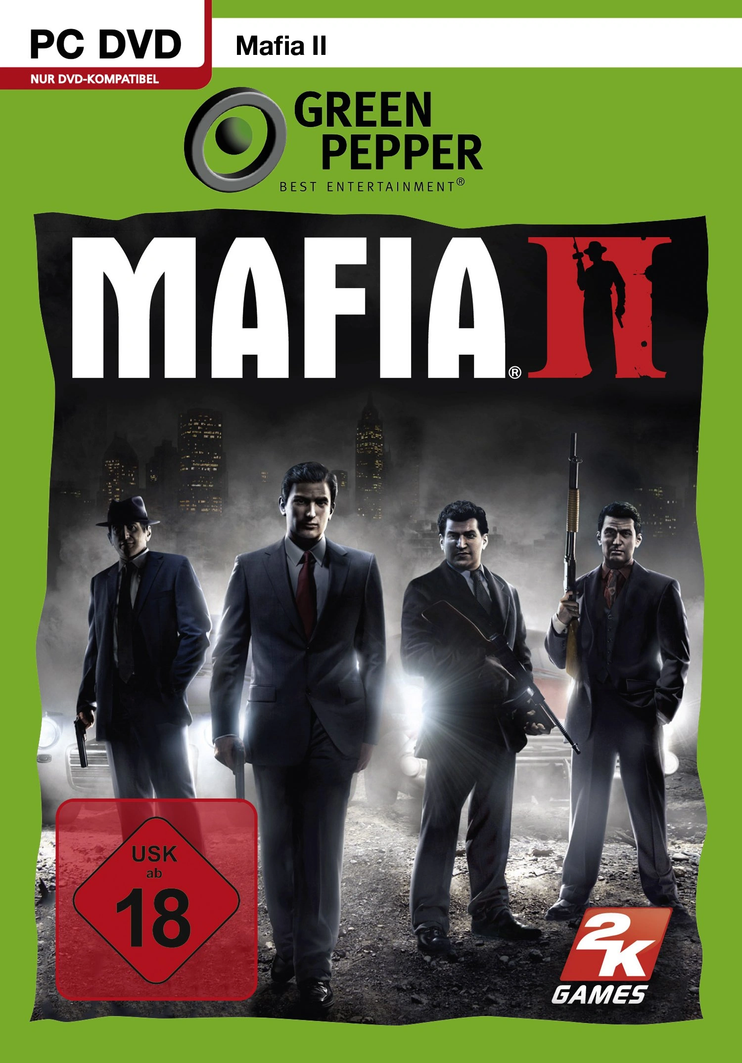 ak tronic Mafia II PC Actionspiel Deutsch USK 18 Gangster Crime 1940er 1950er 1