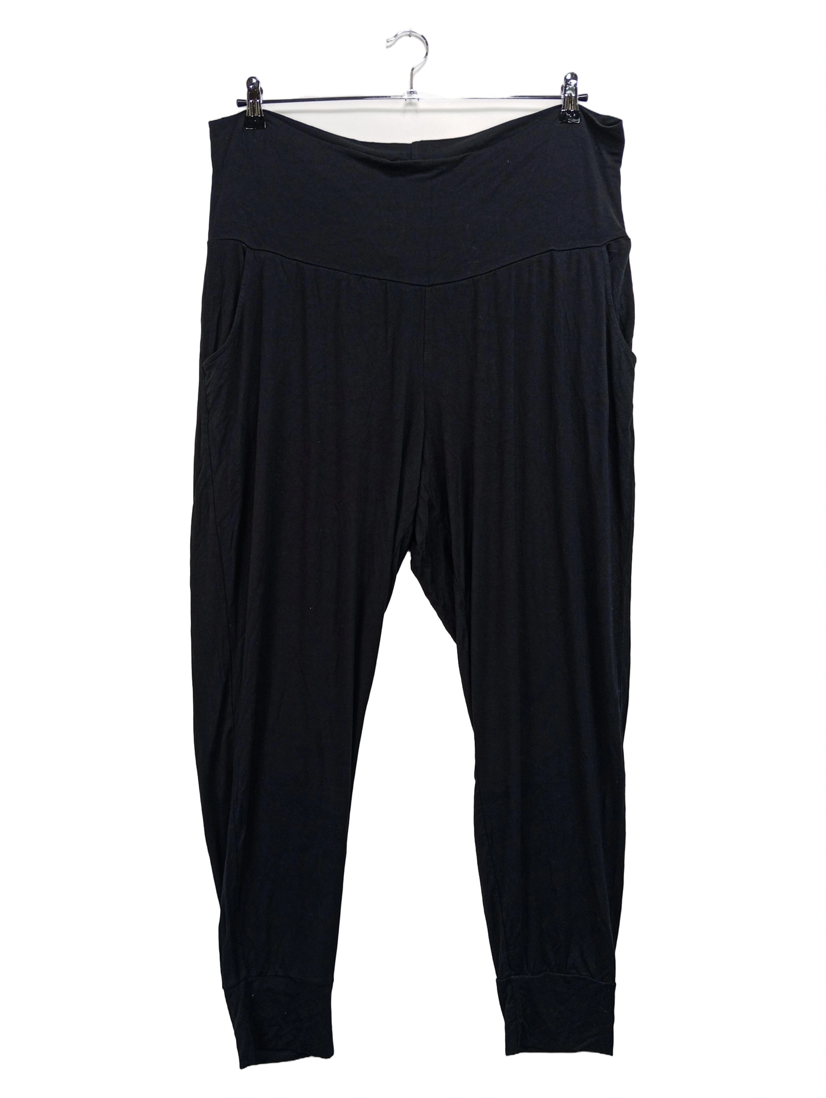 SERAPHINE Damen Schlafanzug Gr. 42/XL Schwarz Viskose Casual Komfortabel 1