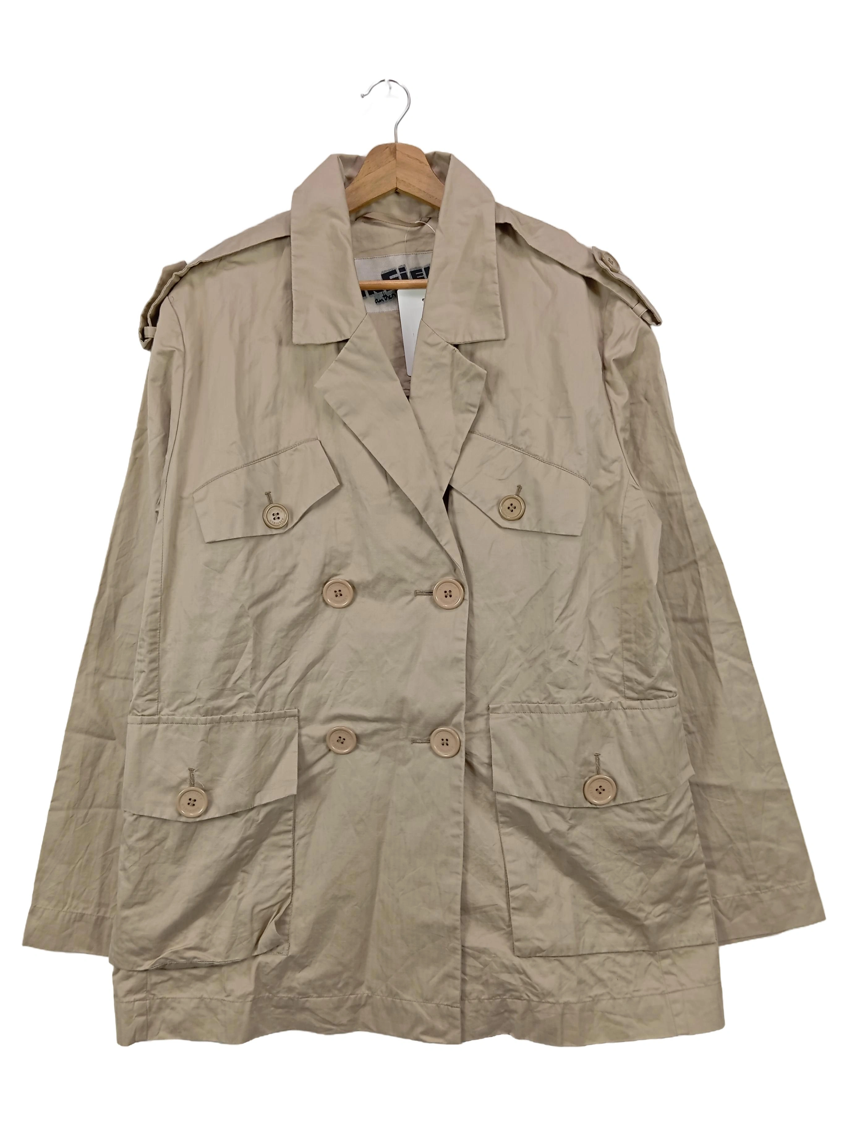 AIRFIELD Damen Trenchcoat Gr. 38/M Beige Klassisch Elegant 1