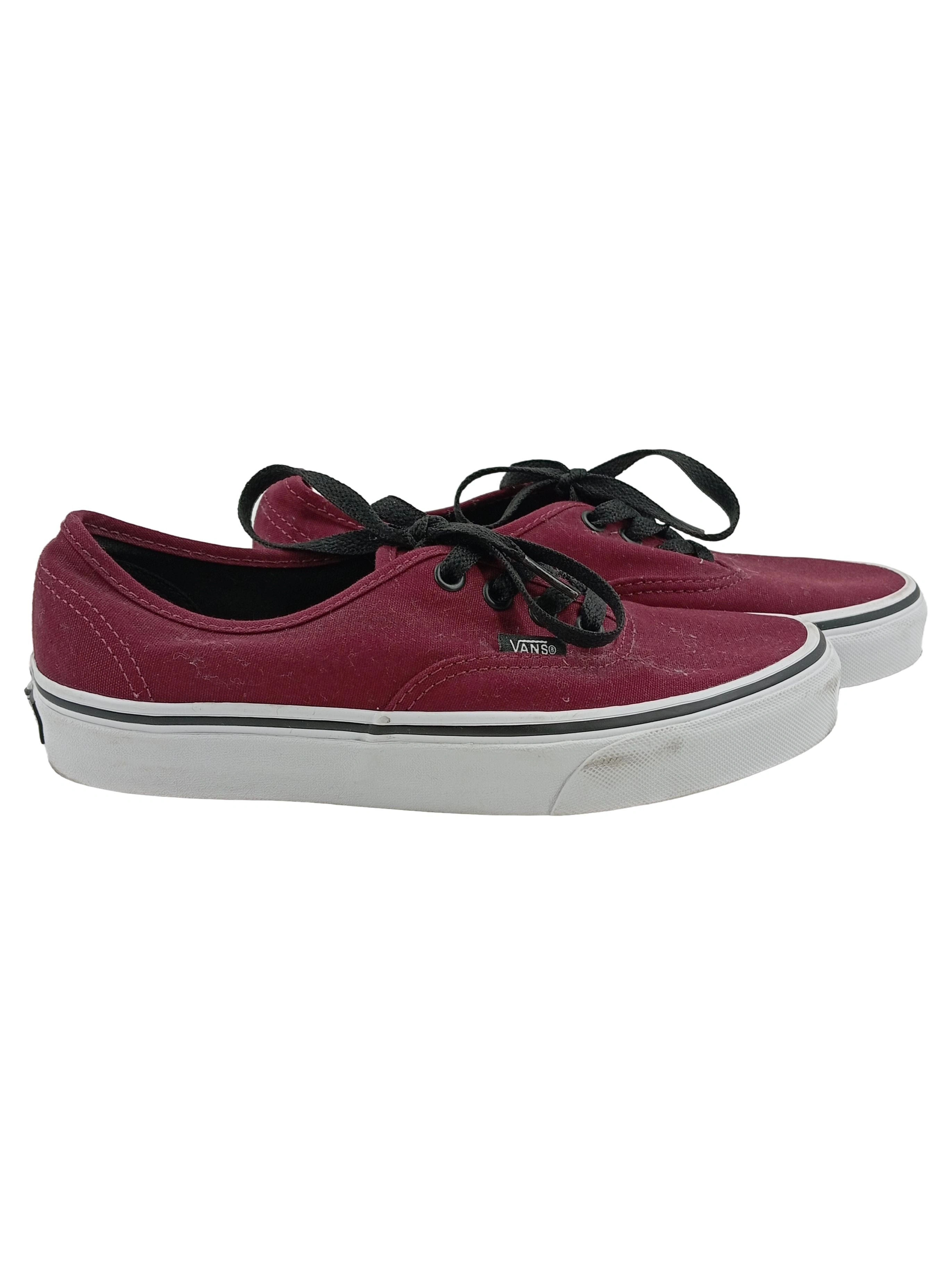 VANS Damen Outdoorschuhe Authentic Gr. 37 Rot Sneaker Streetwear Casual 1