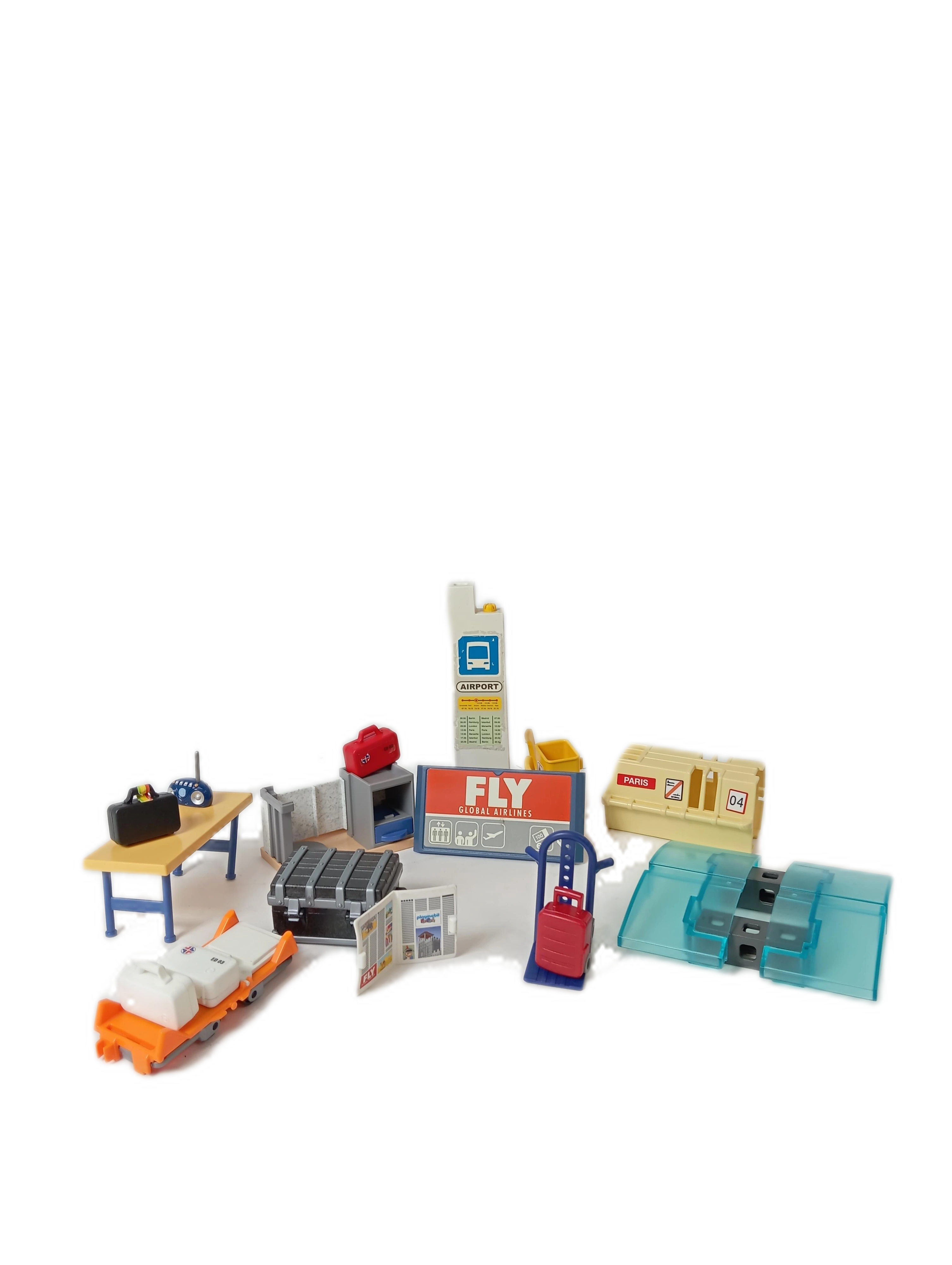 Playmobil Spielfiguren-Set Flughafen Zubehör Mehrfarbig Kinder Spielzeug 1