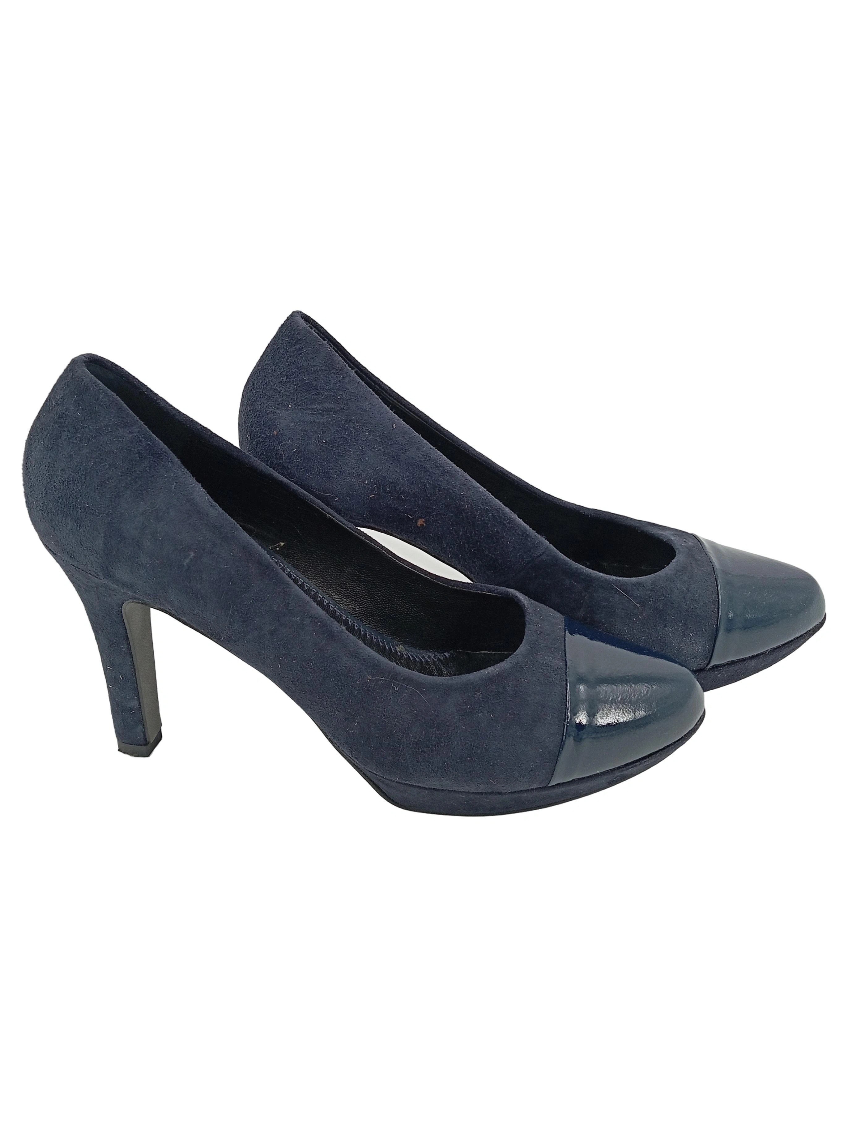 PIER ONE Damen Pumps Gr. 39 Blau Elegant Klassisch 1