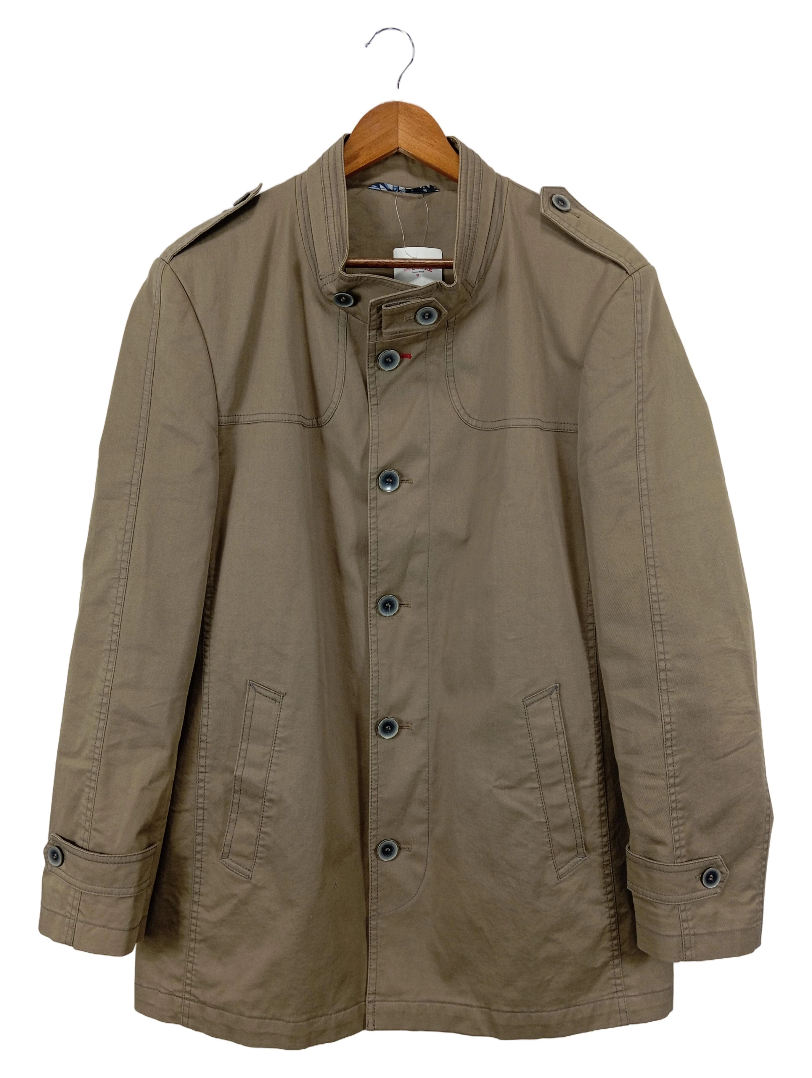 BRIGITTE VON SCHöNFELS Herren Trenchcoat Gr. 52/XL Beige Klassisch Business 1