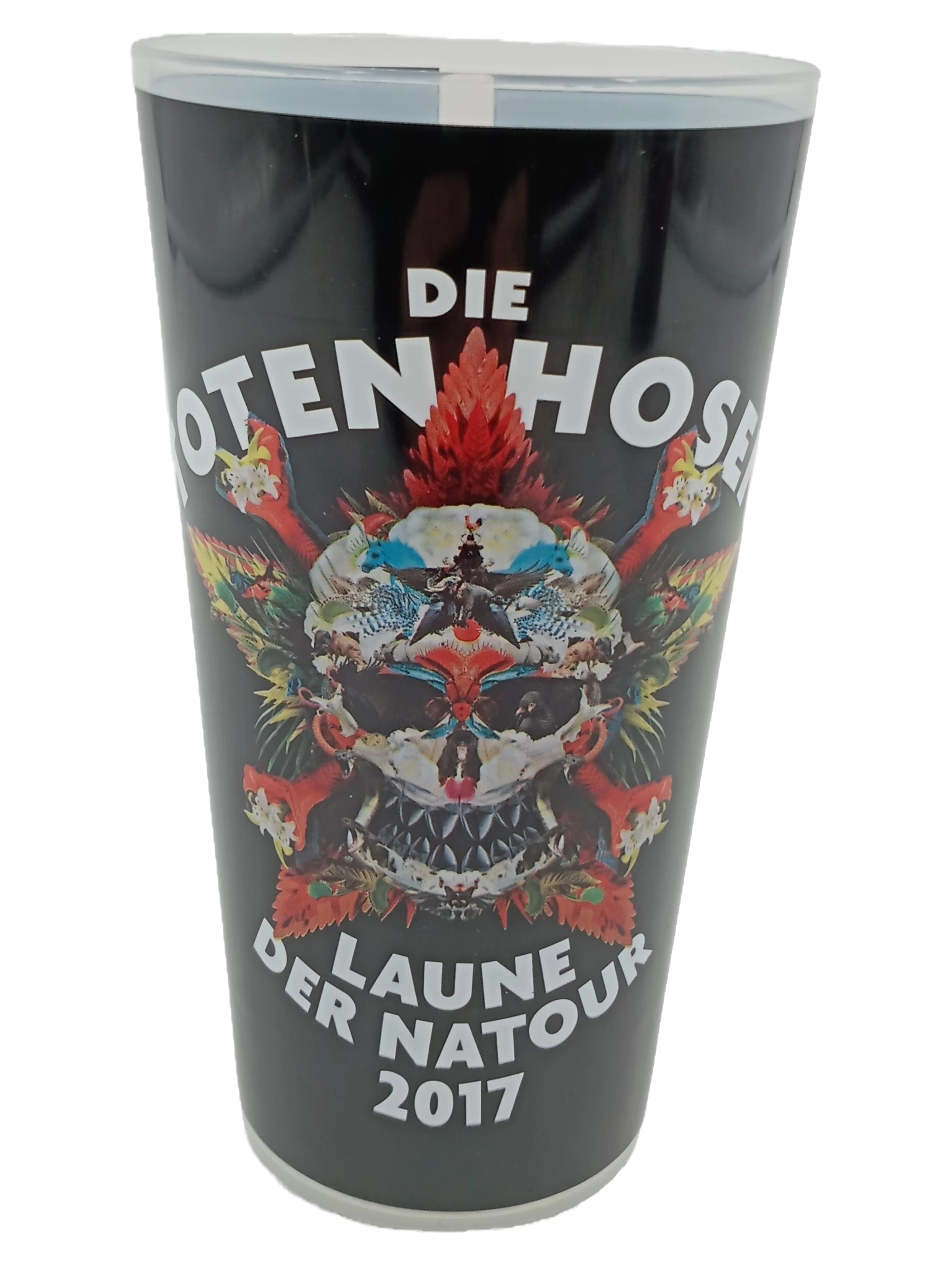 Die Toten Hosen Becher Laune der Natour 2017 0,5l Schwarz Fanbecher Totenkopf 1