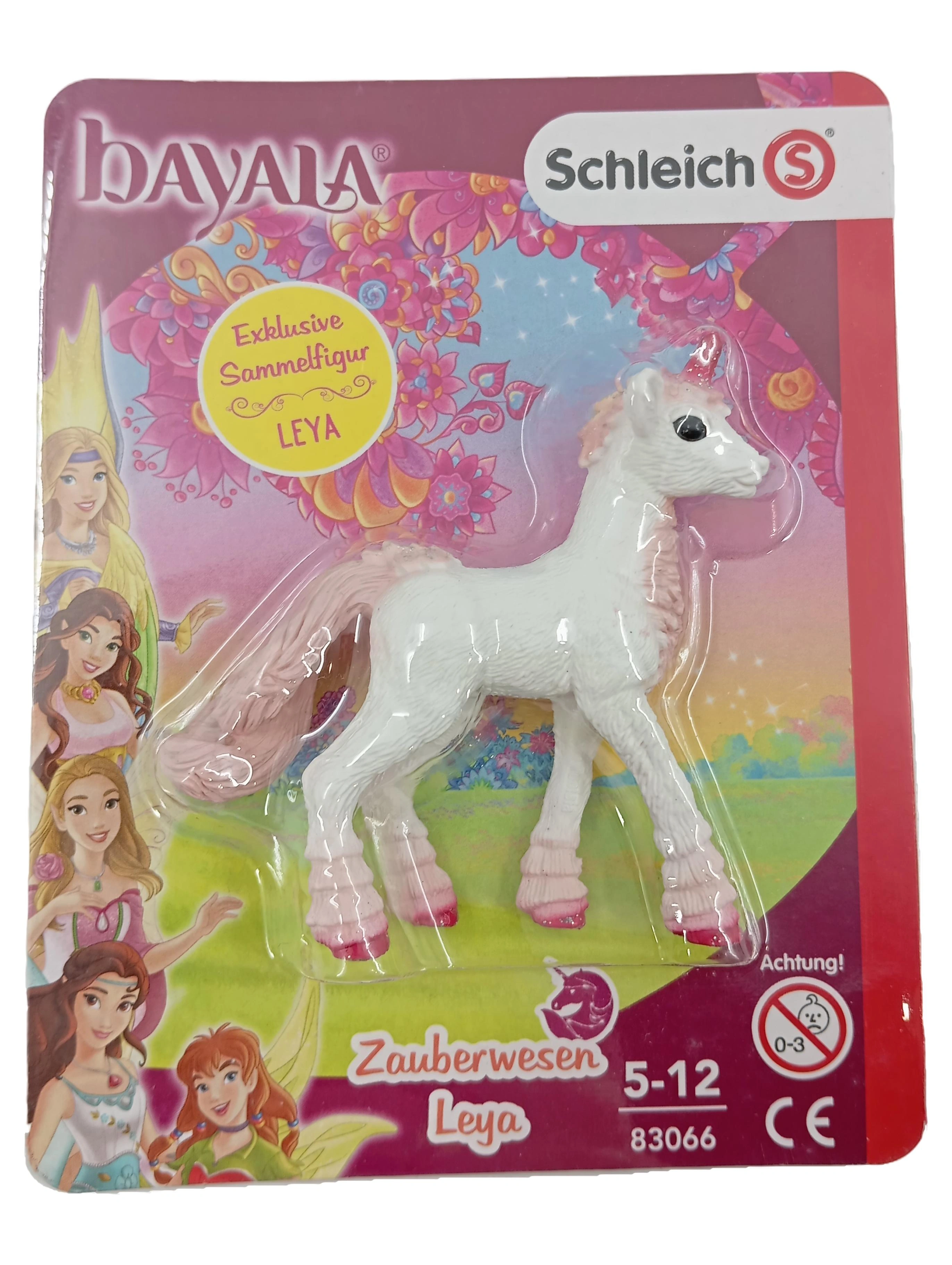 SCHLEICH Bayala Einhorn Leya 83066 Spielfigur Zauberwesen Weiß Pink 1