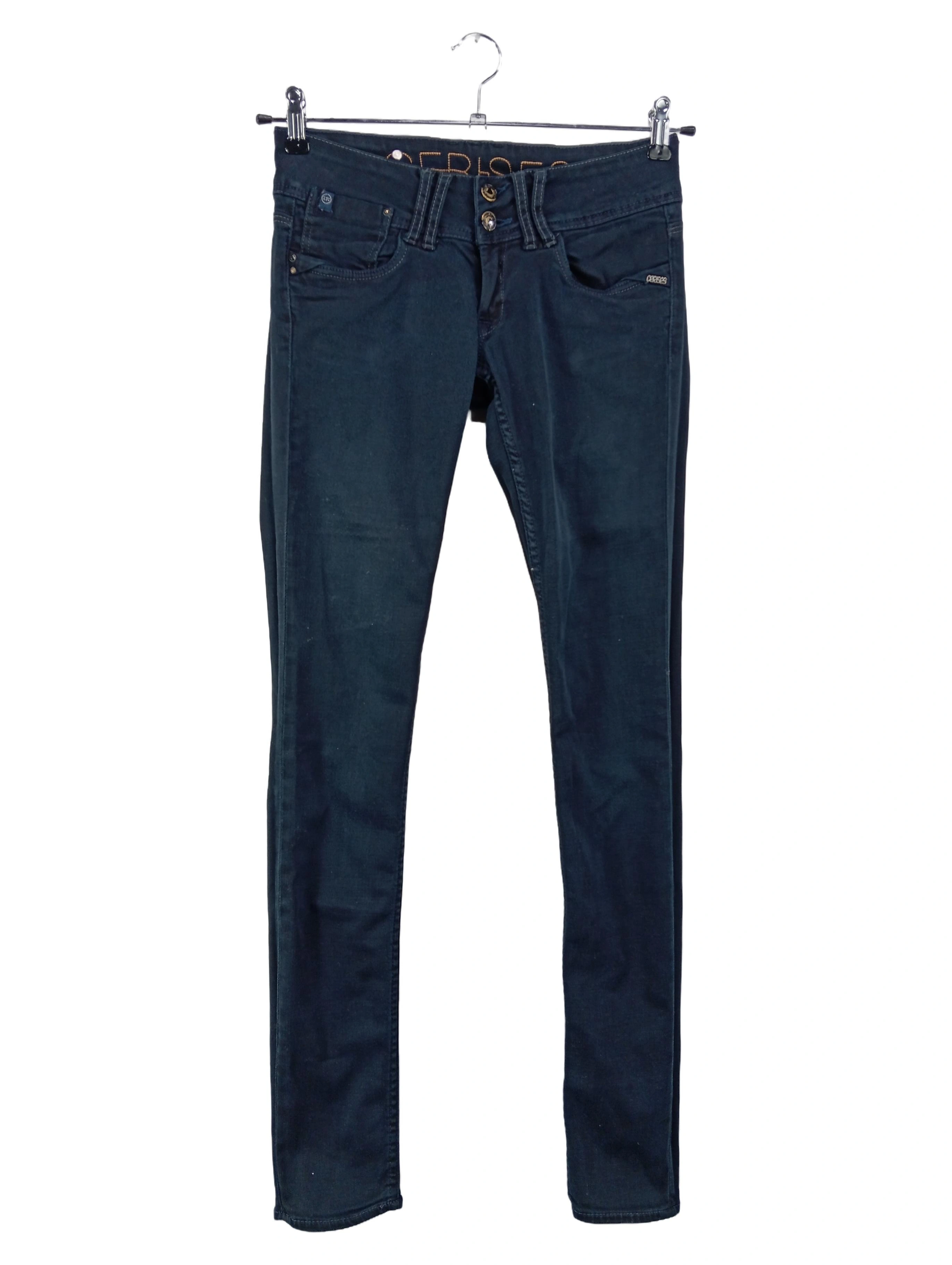 CERISE BLUE Damen Jeans Slim Fit W29 38 M Grau Casual Hose 1