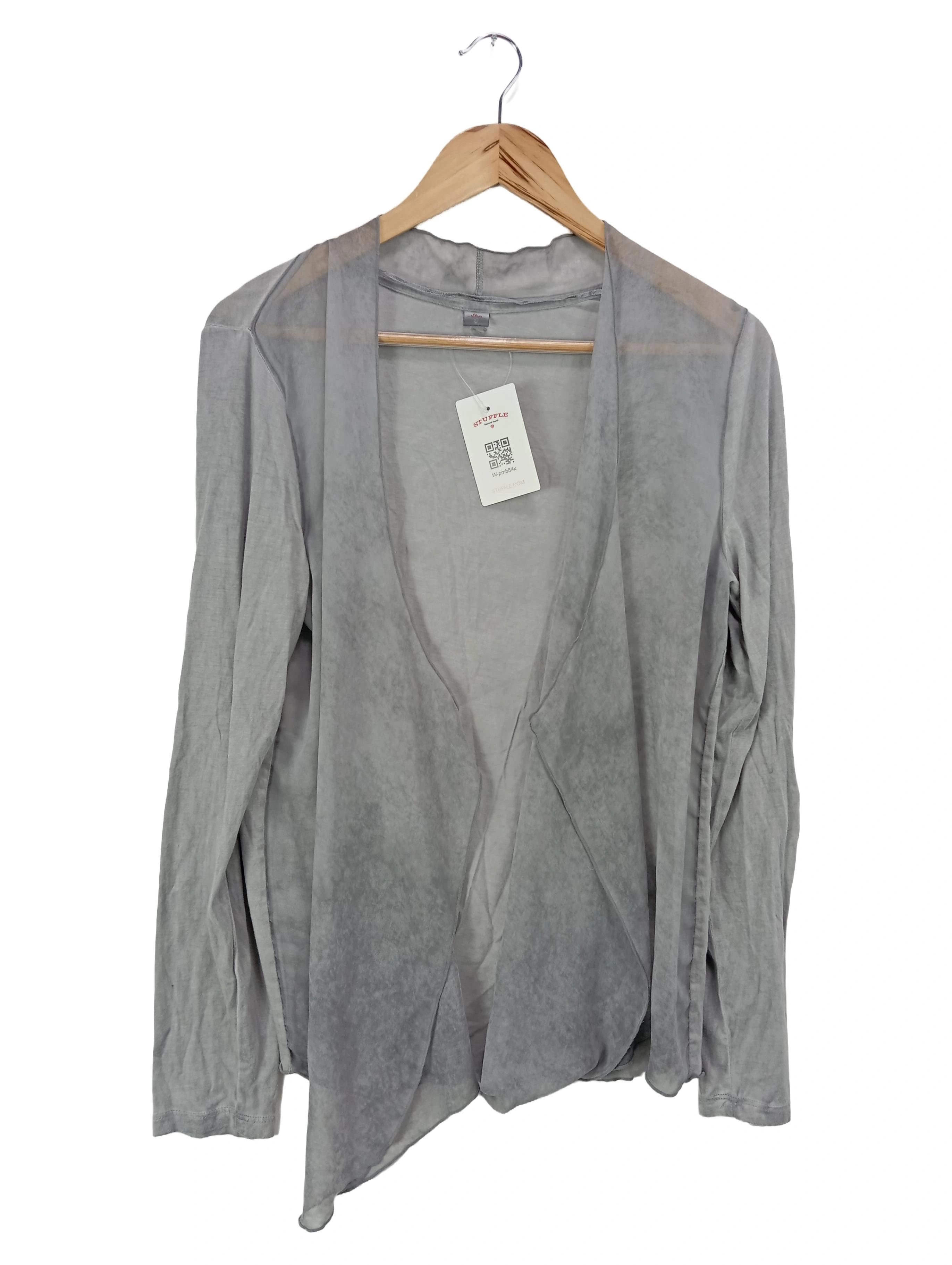 S.OLIVER Leichte Weste Damen Gr. 38/M Grau Casual 1