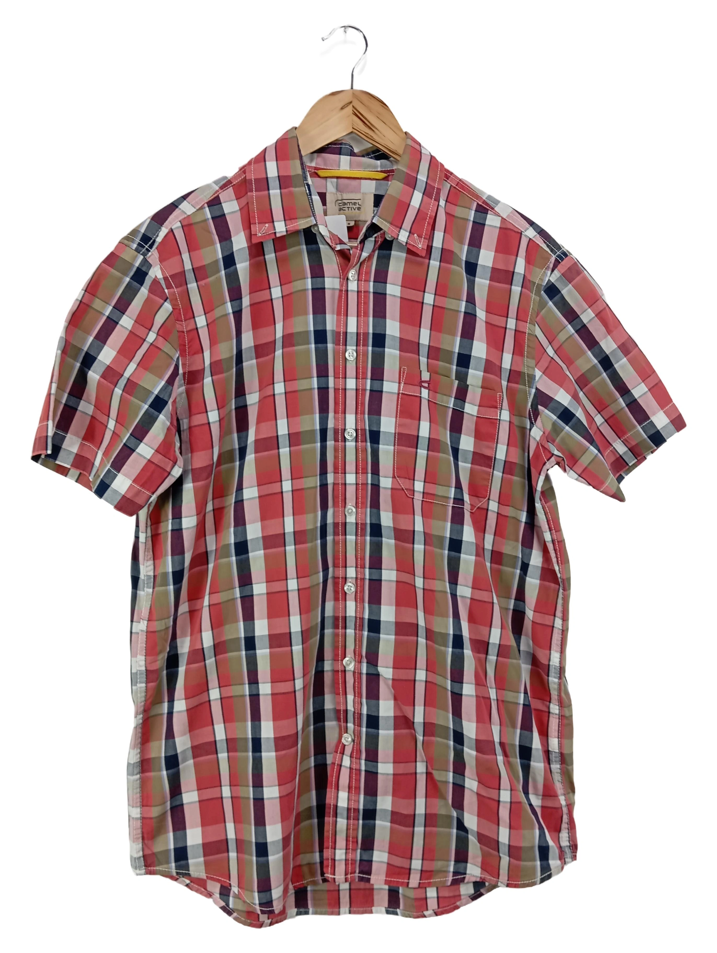 CAMEL ACTIVE Herren Freizeithemd Kariert Casual Mehrfarbig Gr. 48/M 1